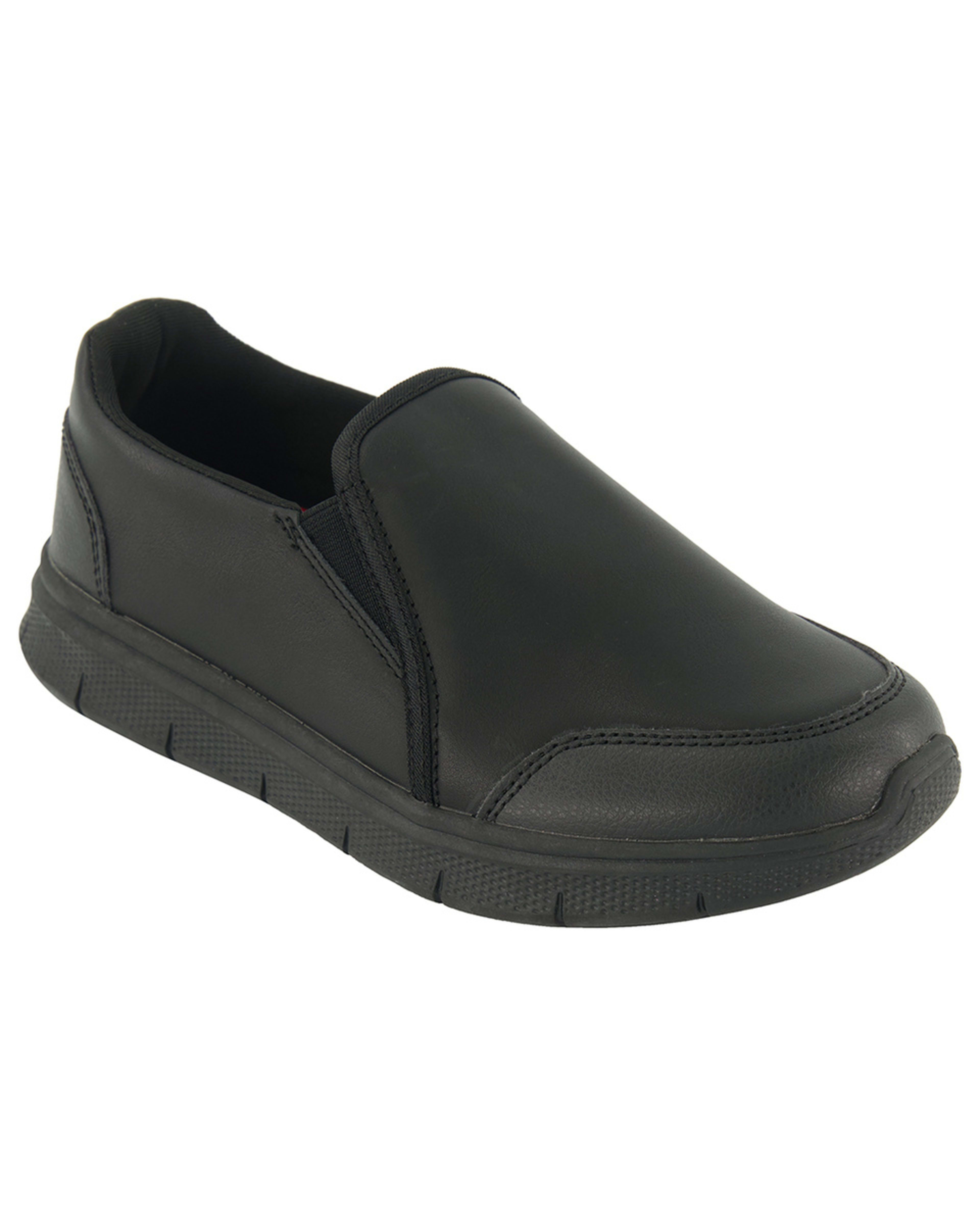 1 Slip Resistant Sneakers Black