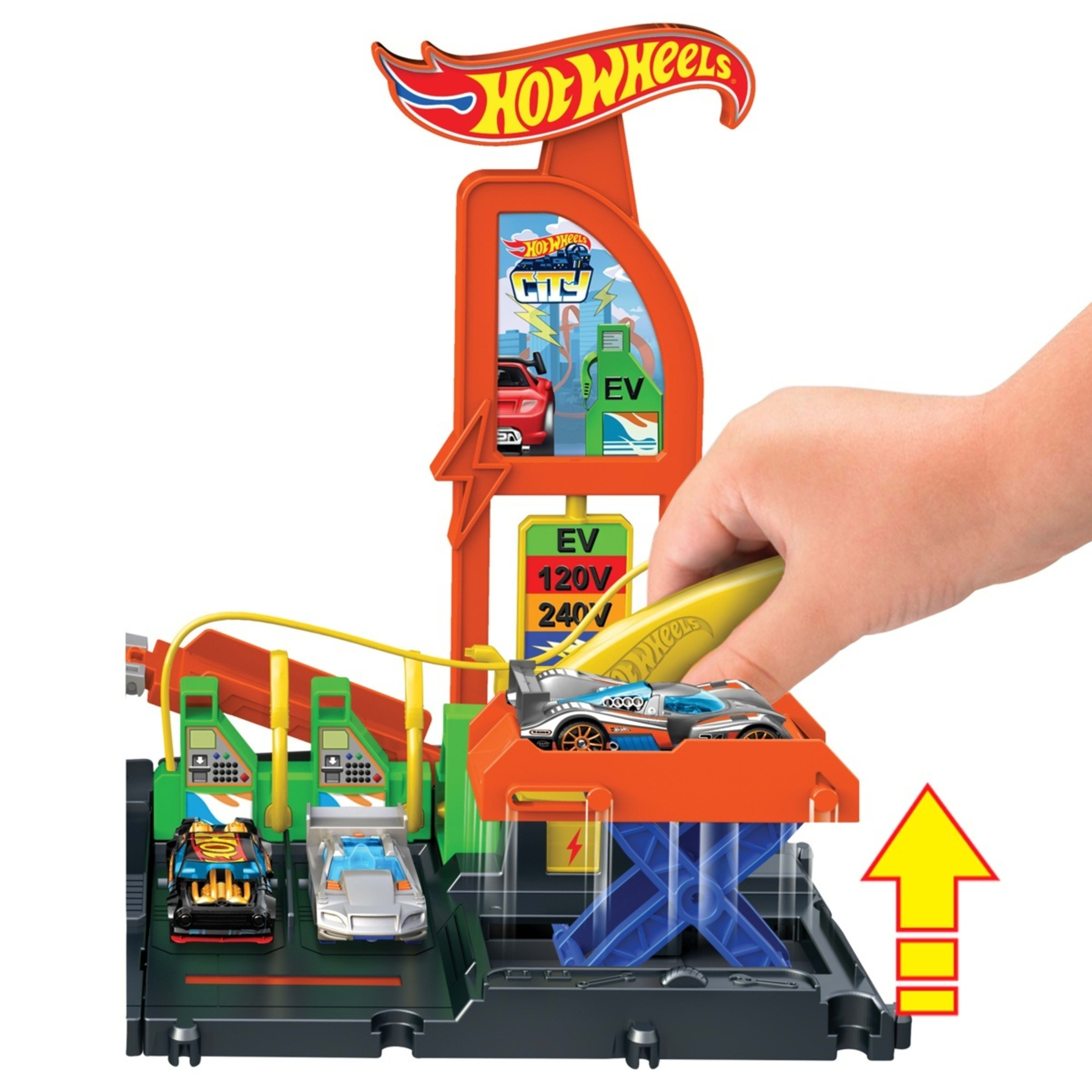 6 Hot Wheels City Super Recharge Fuel Station, 6 of 6