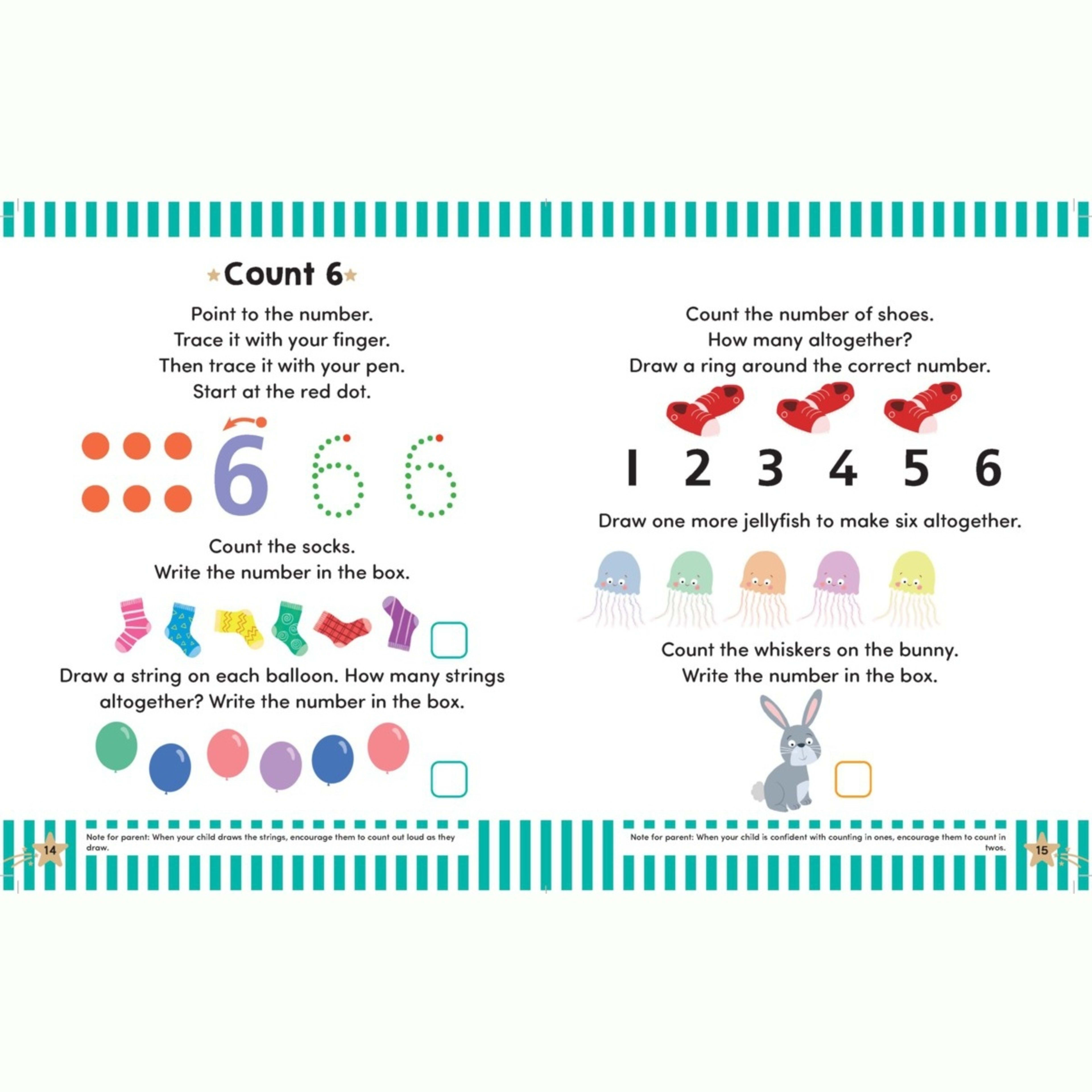 Gold Stars: Wipe Clean Numbers Activity Book - Kmart