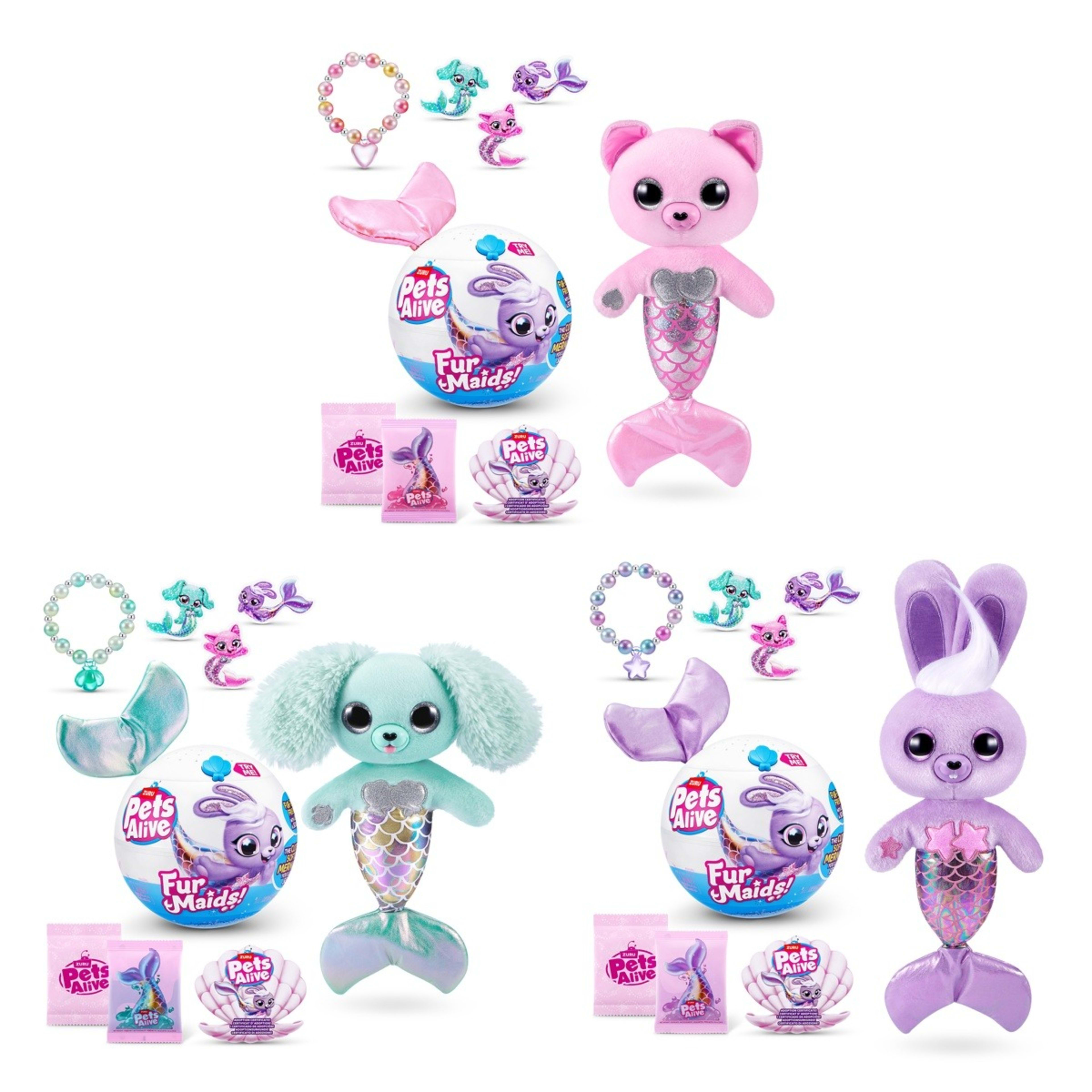 1 Zuru Pets Alive Furmaids! - Assorted