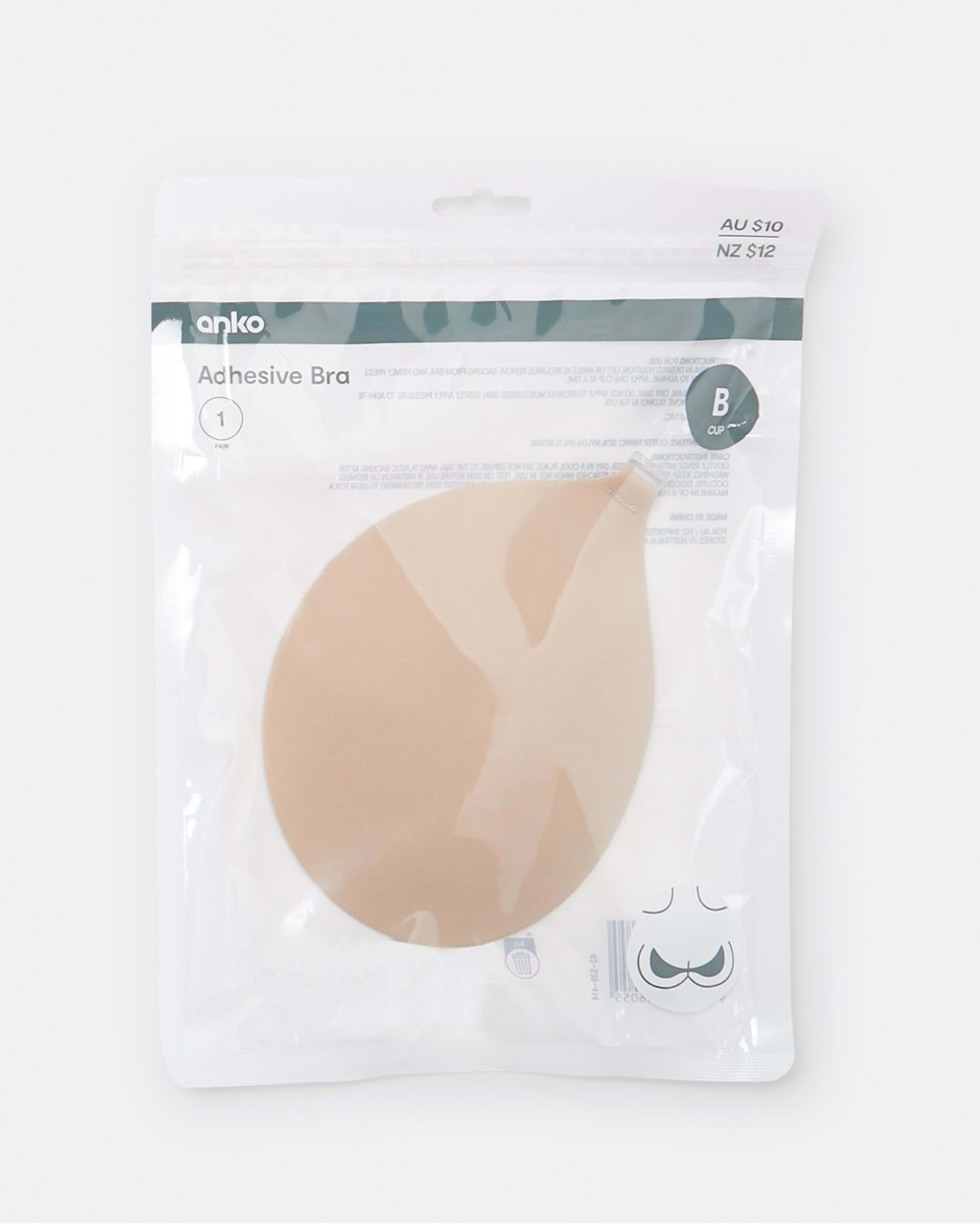 3 Adhesive Bra LIGHT FAWN, 3 of 3