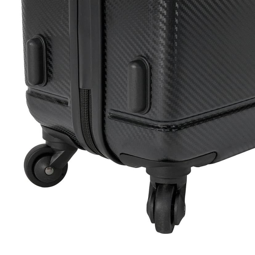 46cm Albany Hard Case 4 Wheels Graphite Kmart