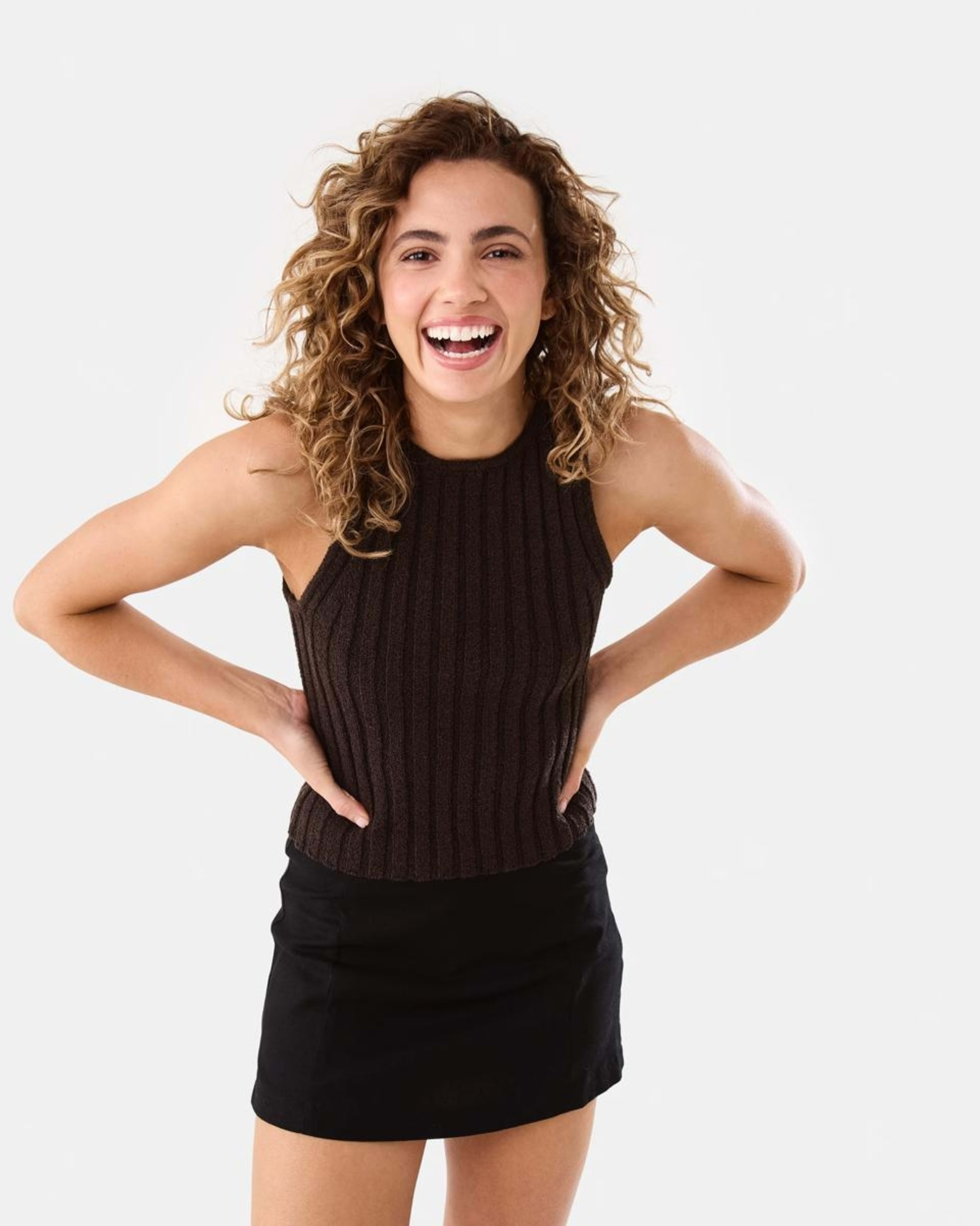 10 Linen Blend Mini Skort BLACK, 10 of 10
