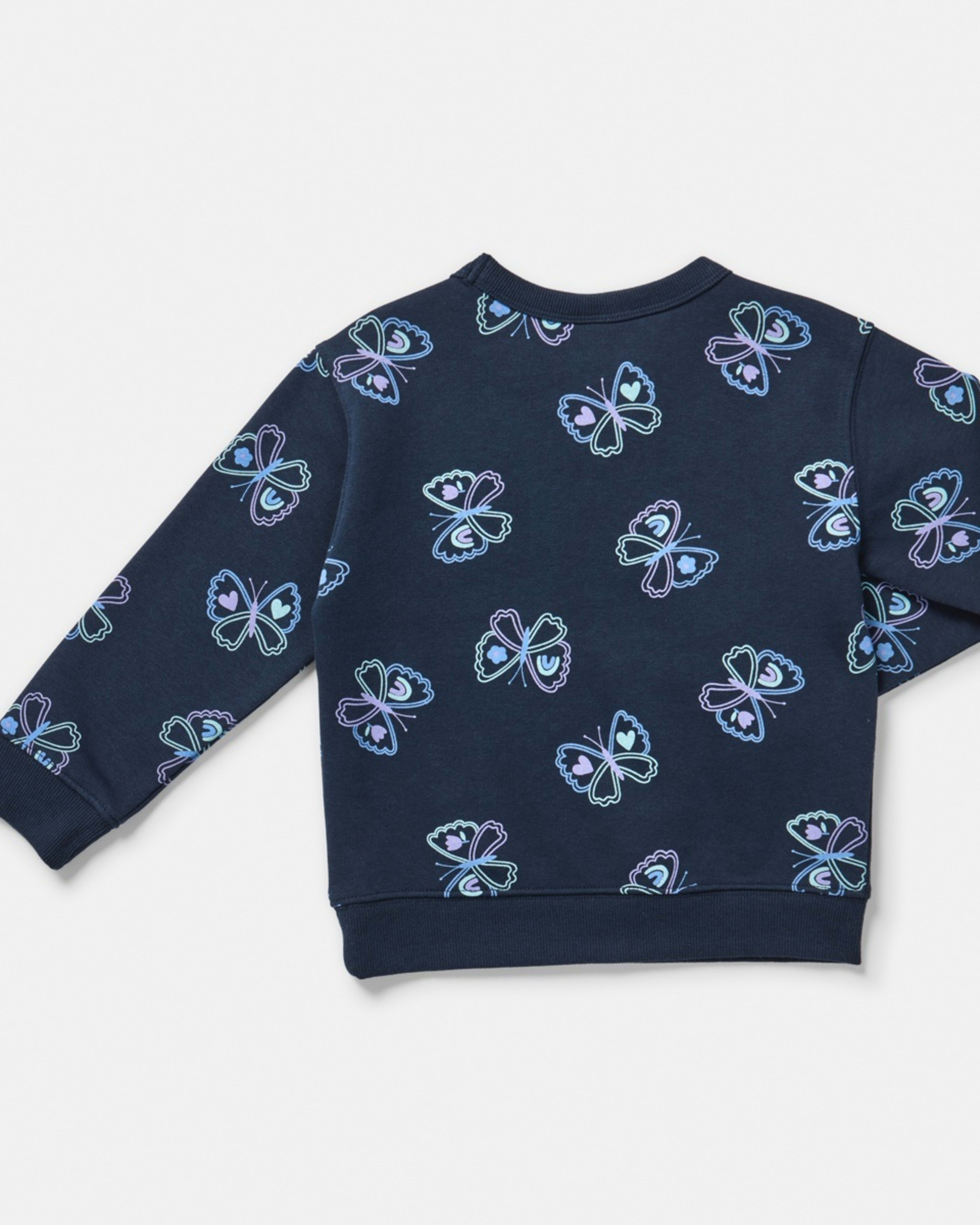 8 All Over Print Crew Neck Sweatshirt Butterfly, 8 of 8