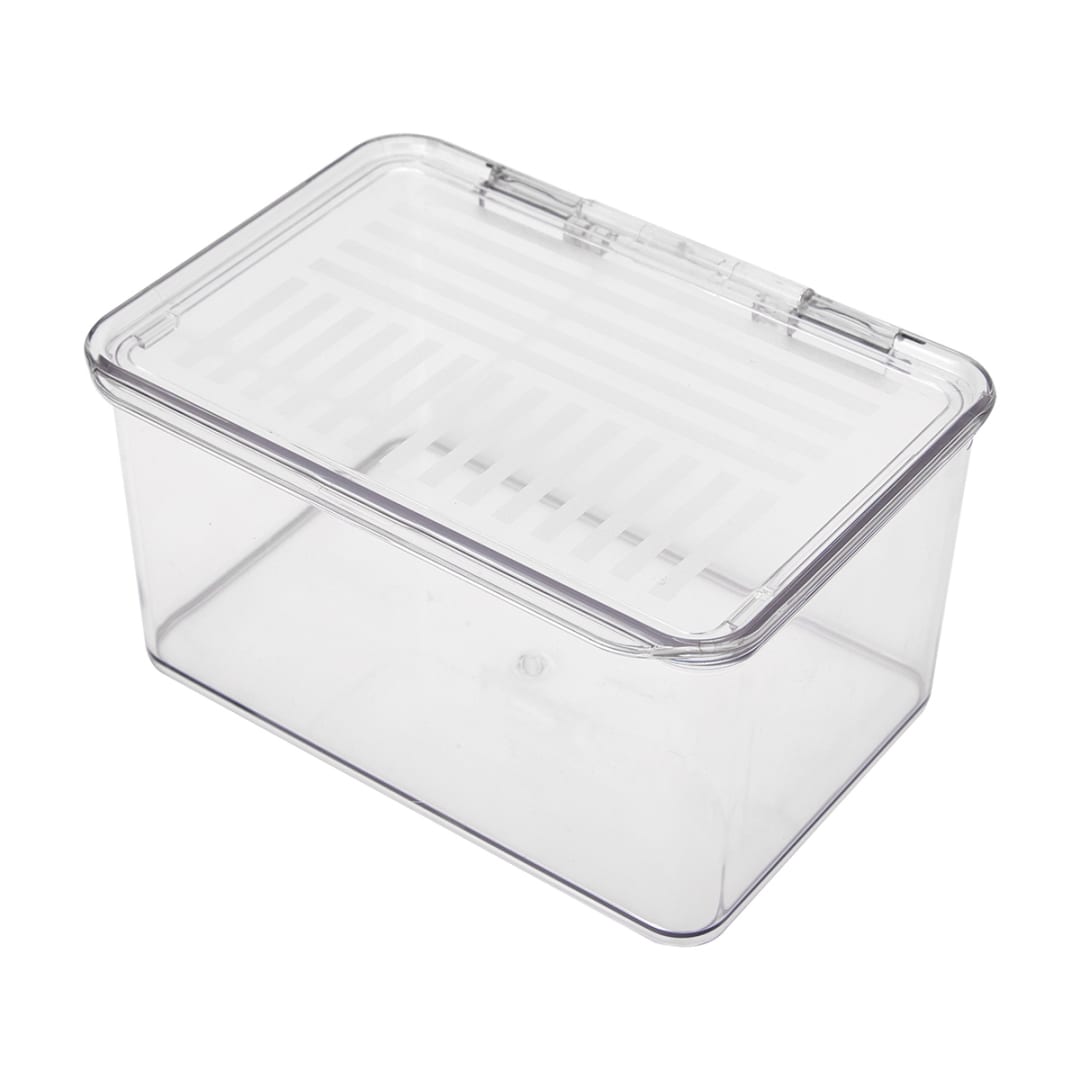 Clear Short Square Container with Lid Kmart