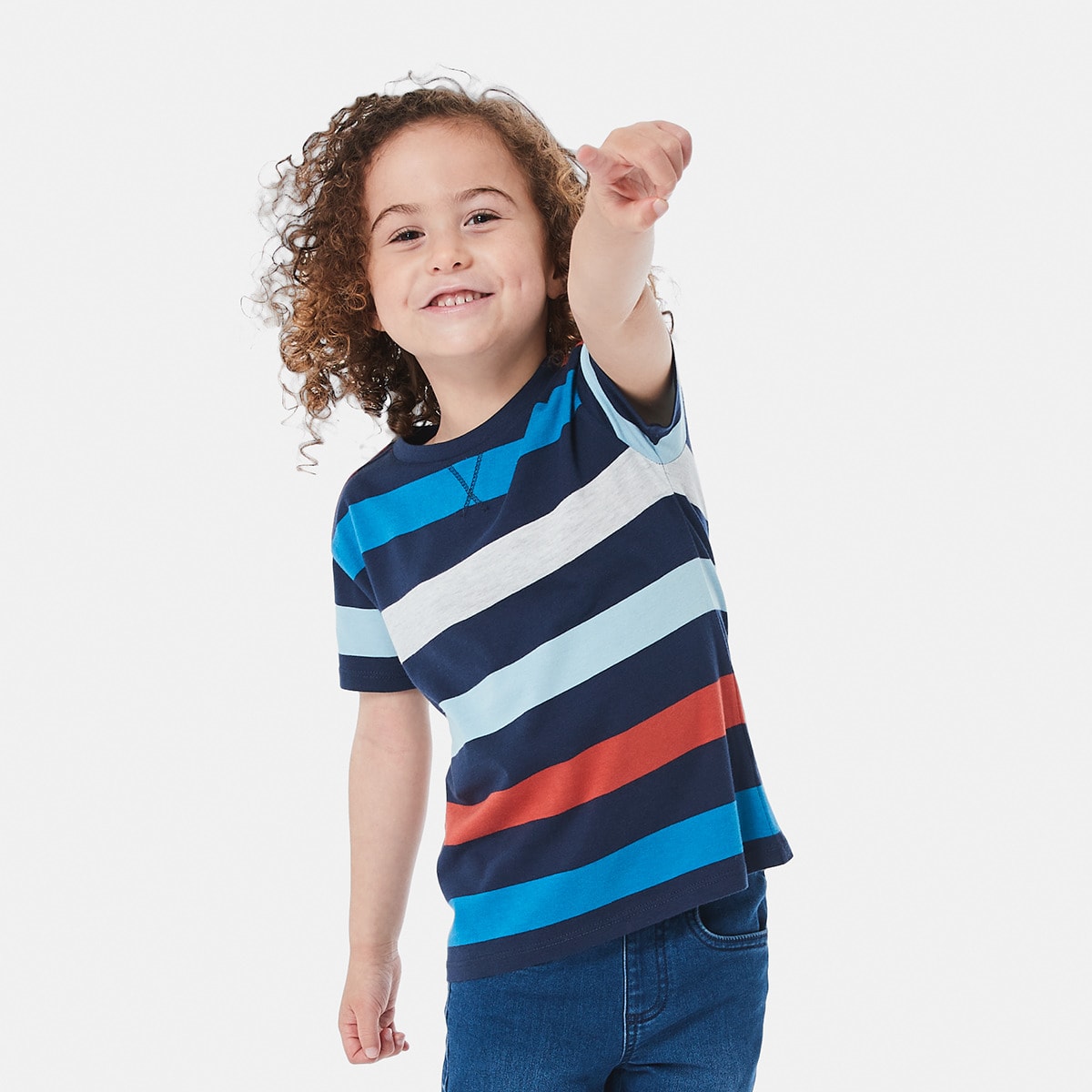 Multi Stripe T-shirt - Kmart