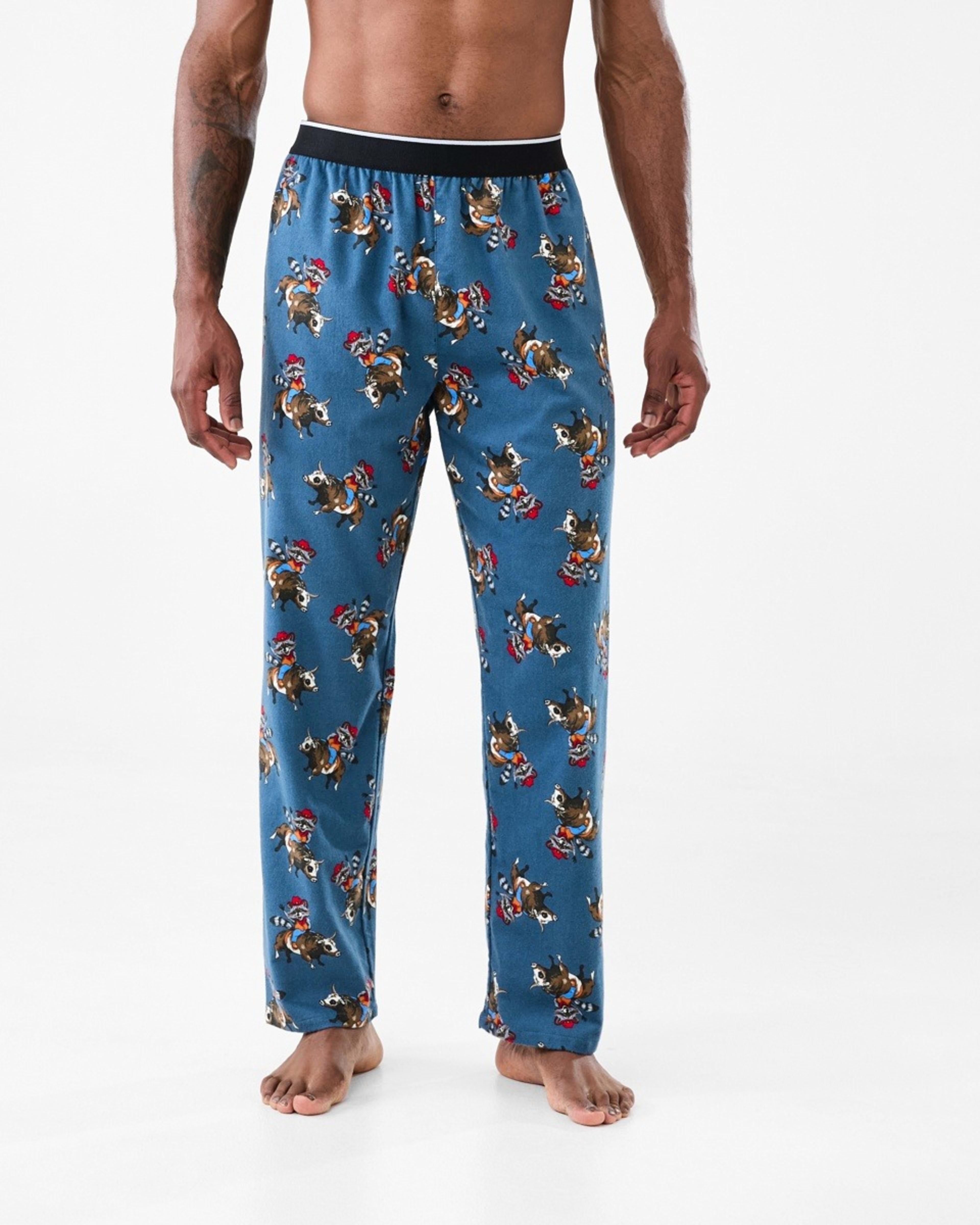 1 Printed Flannel Pants Yee Har, 1 of 5