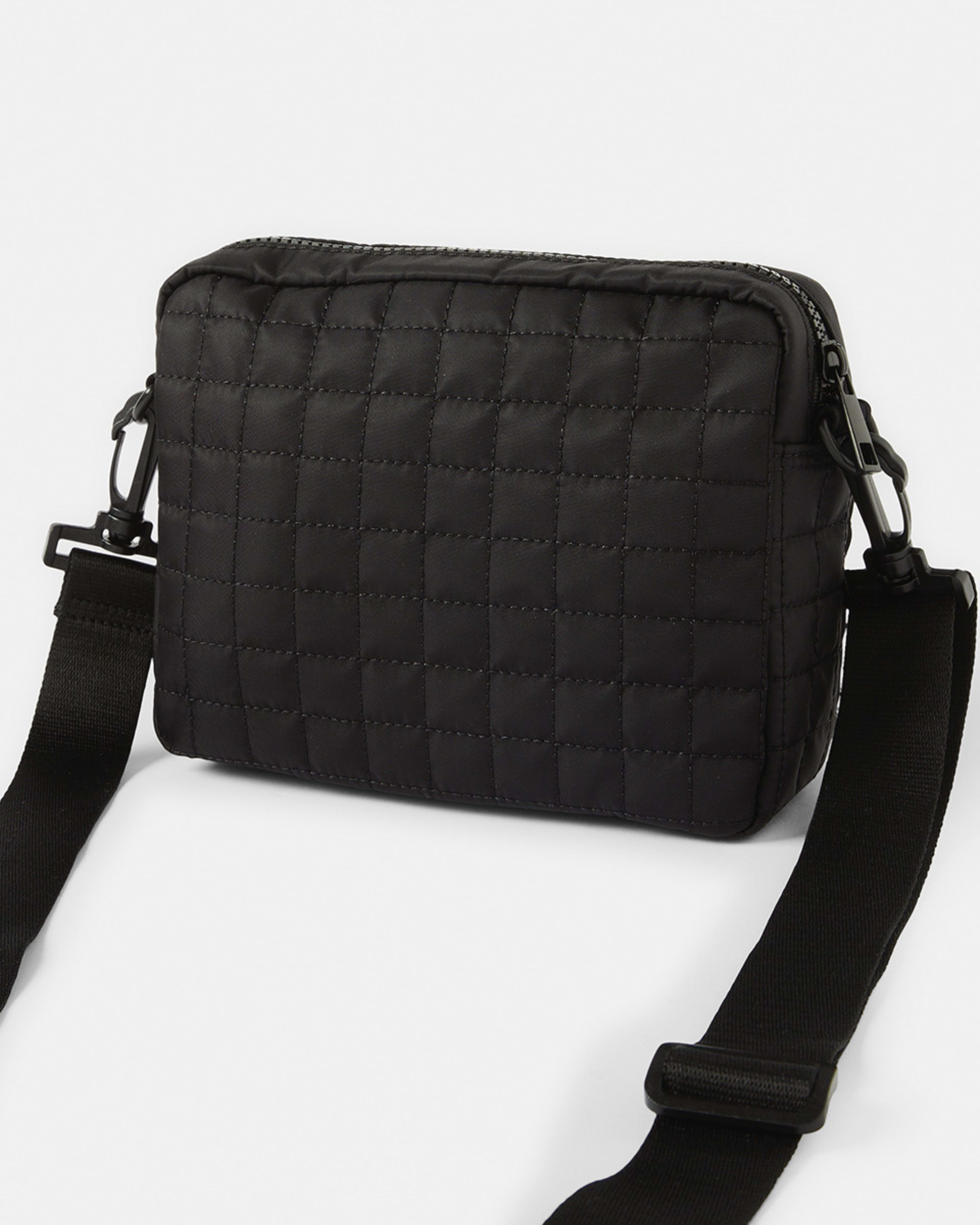 2 Quilted Crossbody Bag Black, 2 of 6