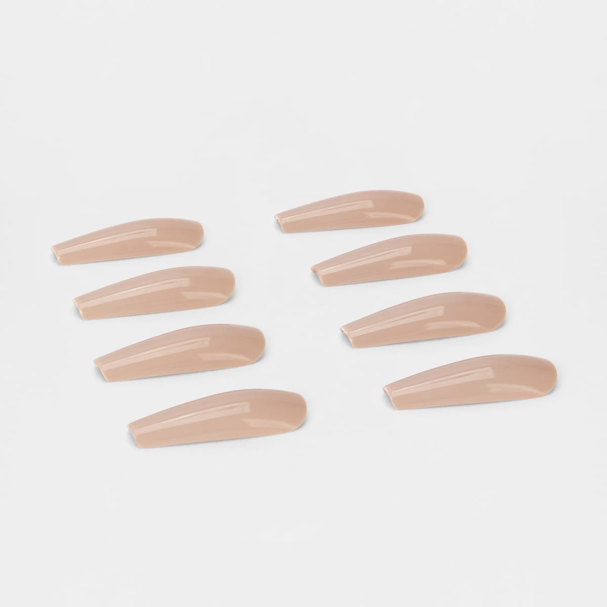 OXX Cosmetics 24 Pack False Extra Length Nails with Adhesive Coffin