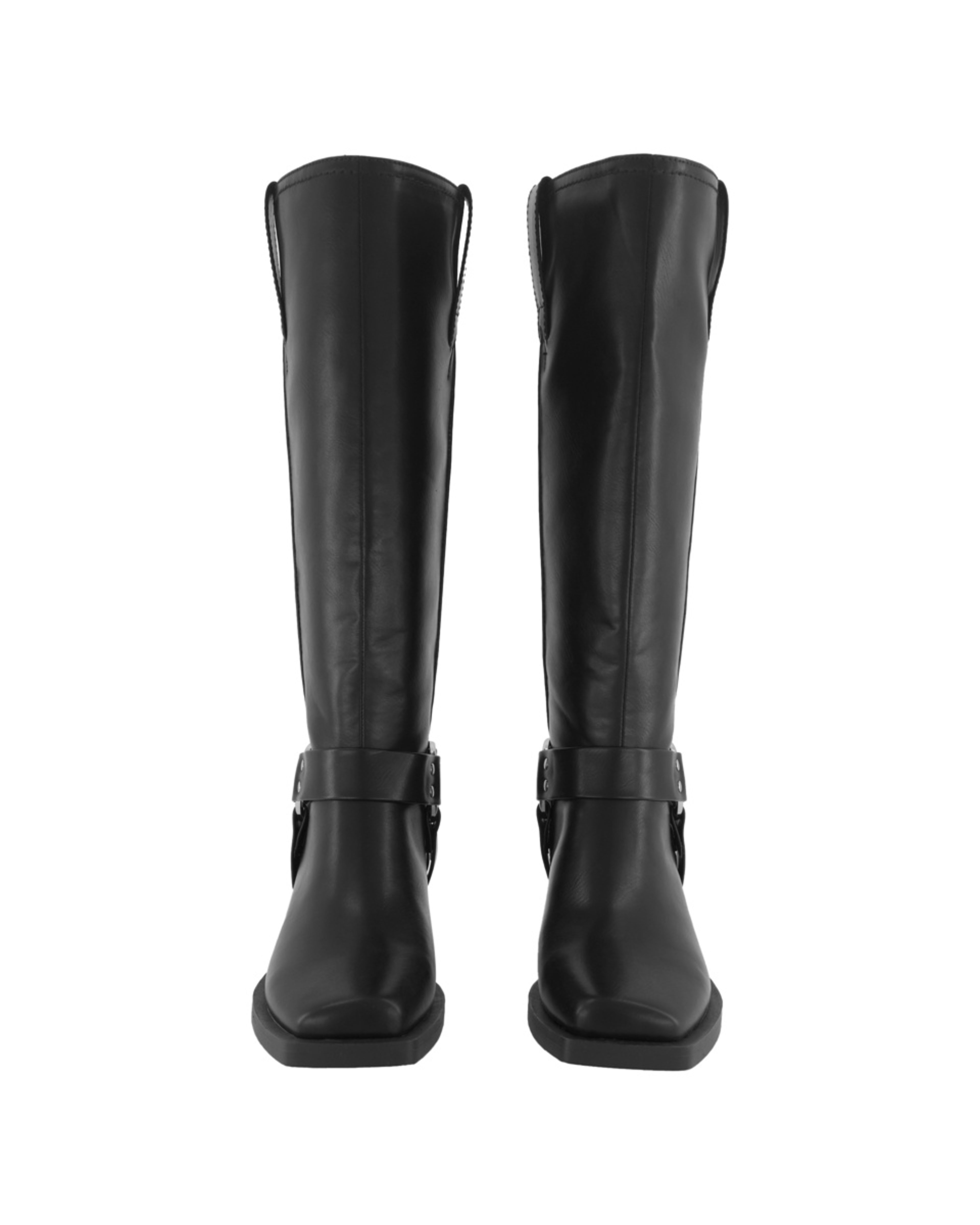 2 High Biker Boots Black, 2 of 4