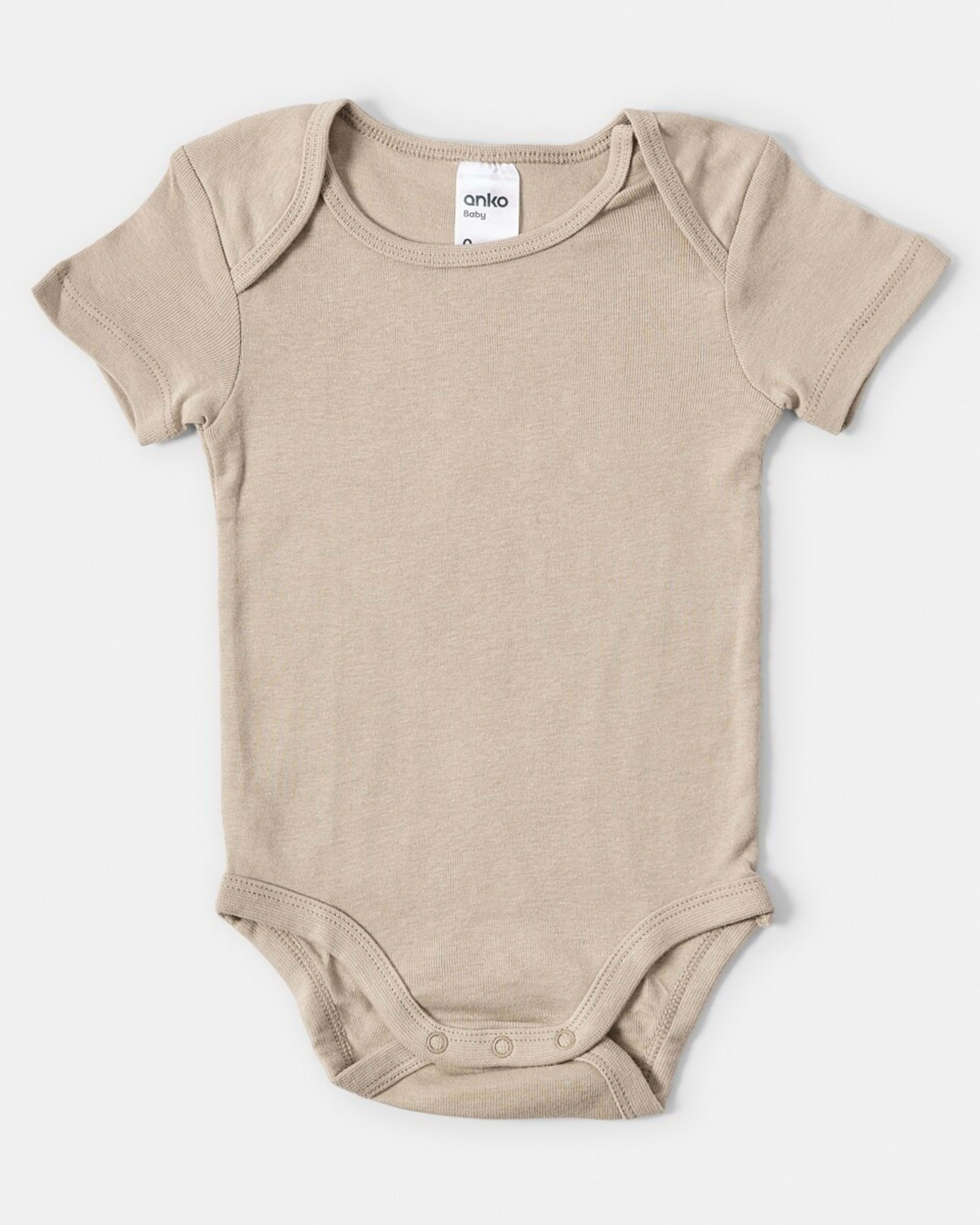 7 5 Pack Short Sleeve Bodysuits NEUTRAL 5PK, 7 of 8