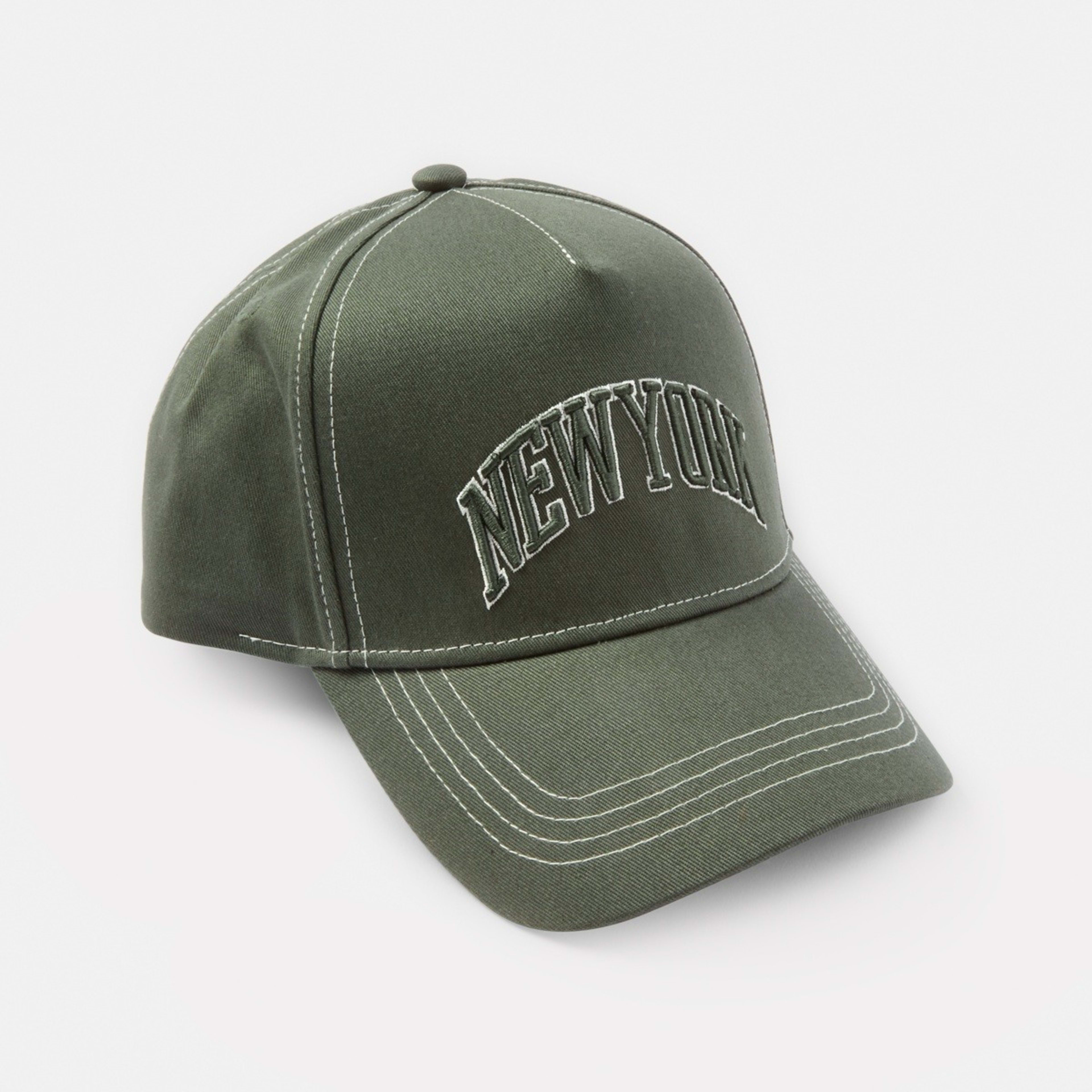 1 Snapback Baseball Cap Khaki, 1 of 4
