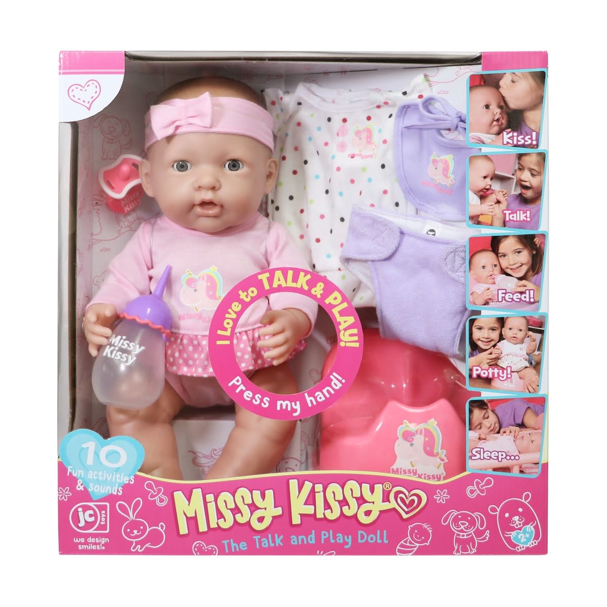 Missy Kissy The Talk and Play Doll Kmart