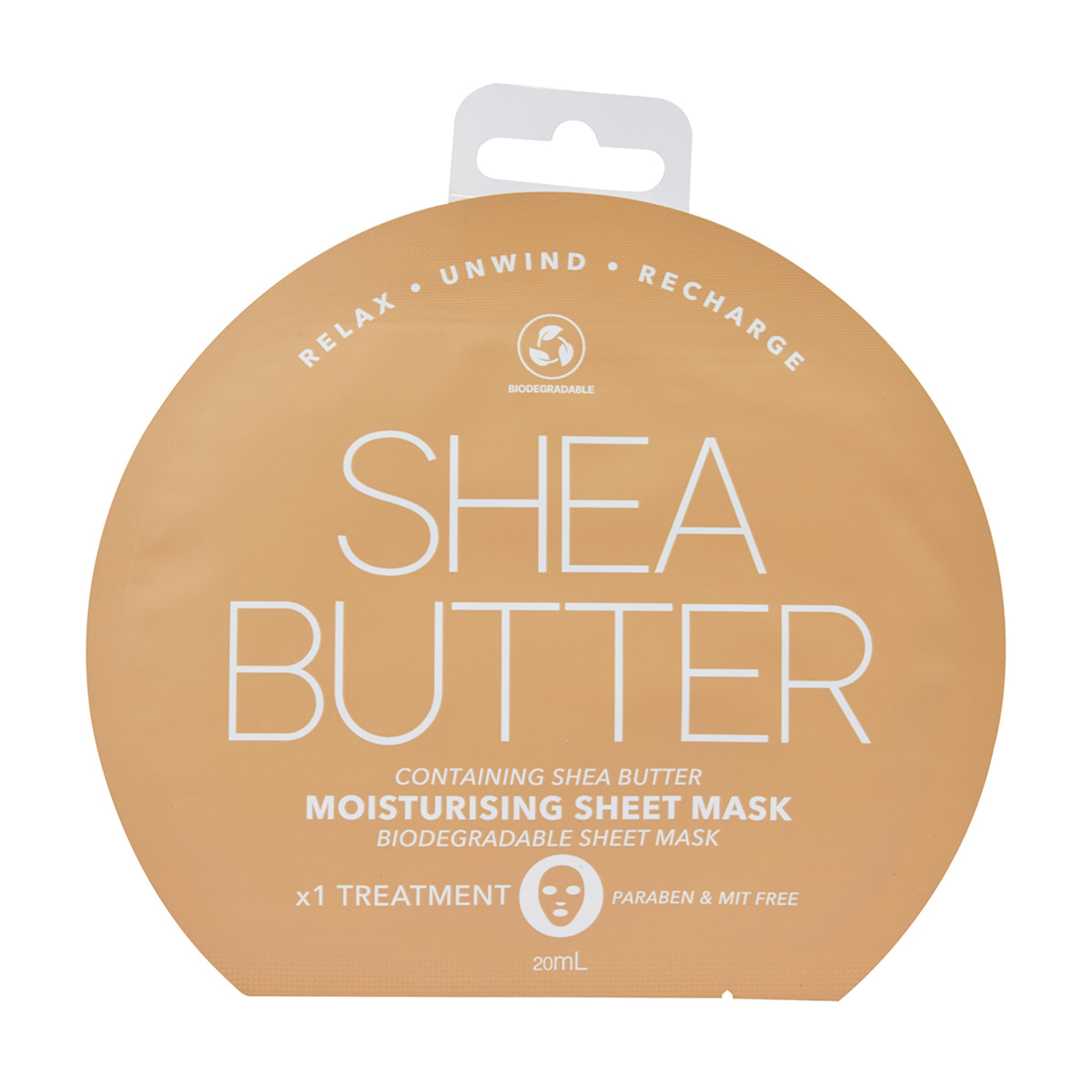 Moisturising Sheet Mask Shea Butter Kmart