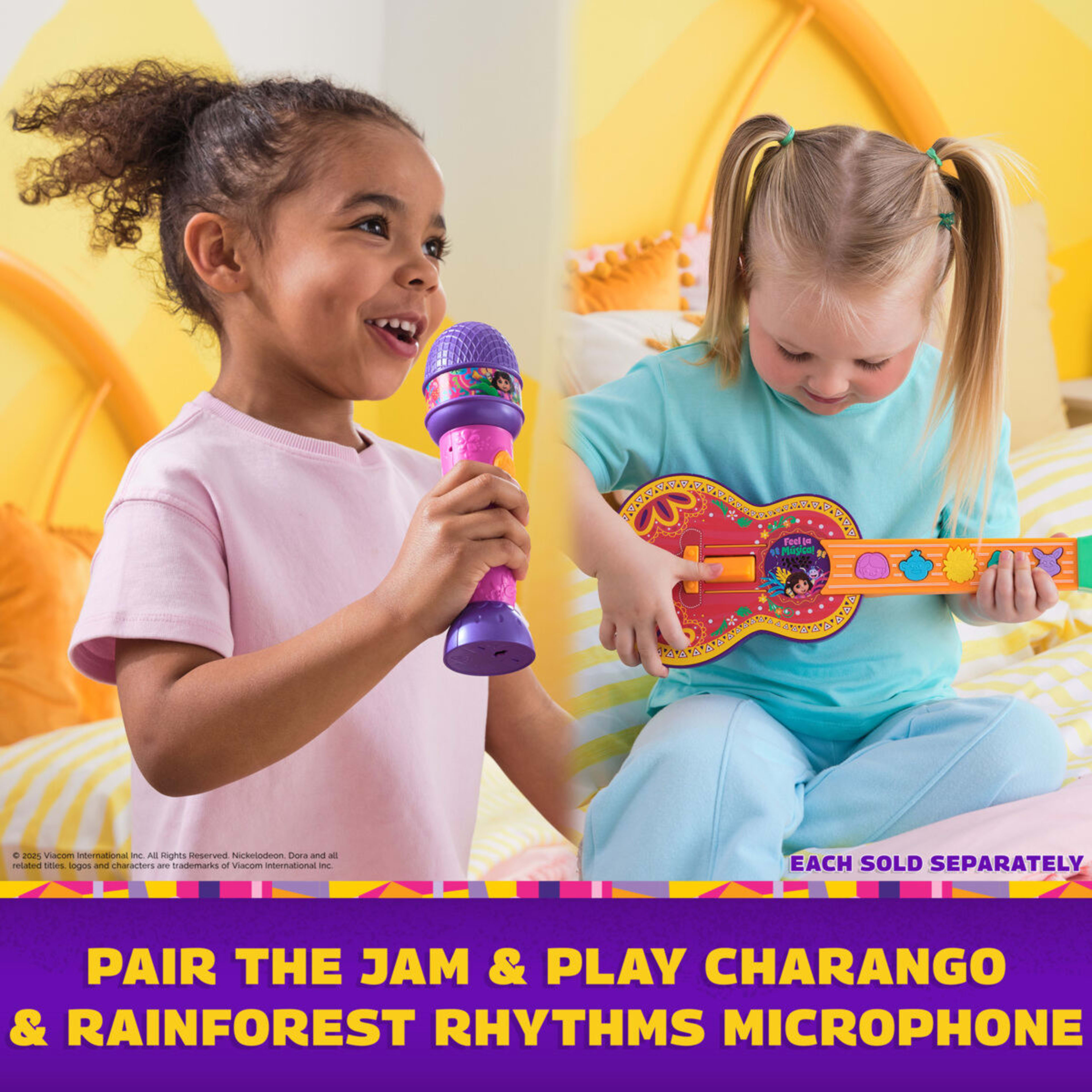 6 Nickelodeon Dora Rainforest Rhythms Microphone, 6 of 8