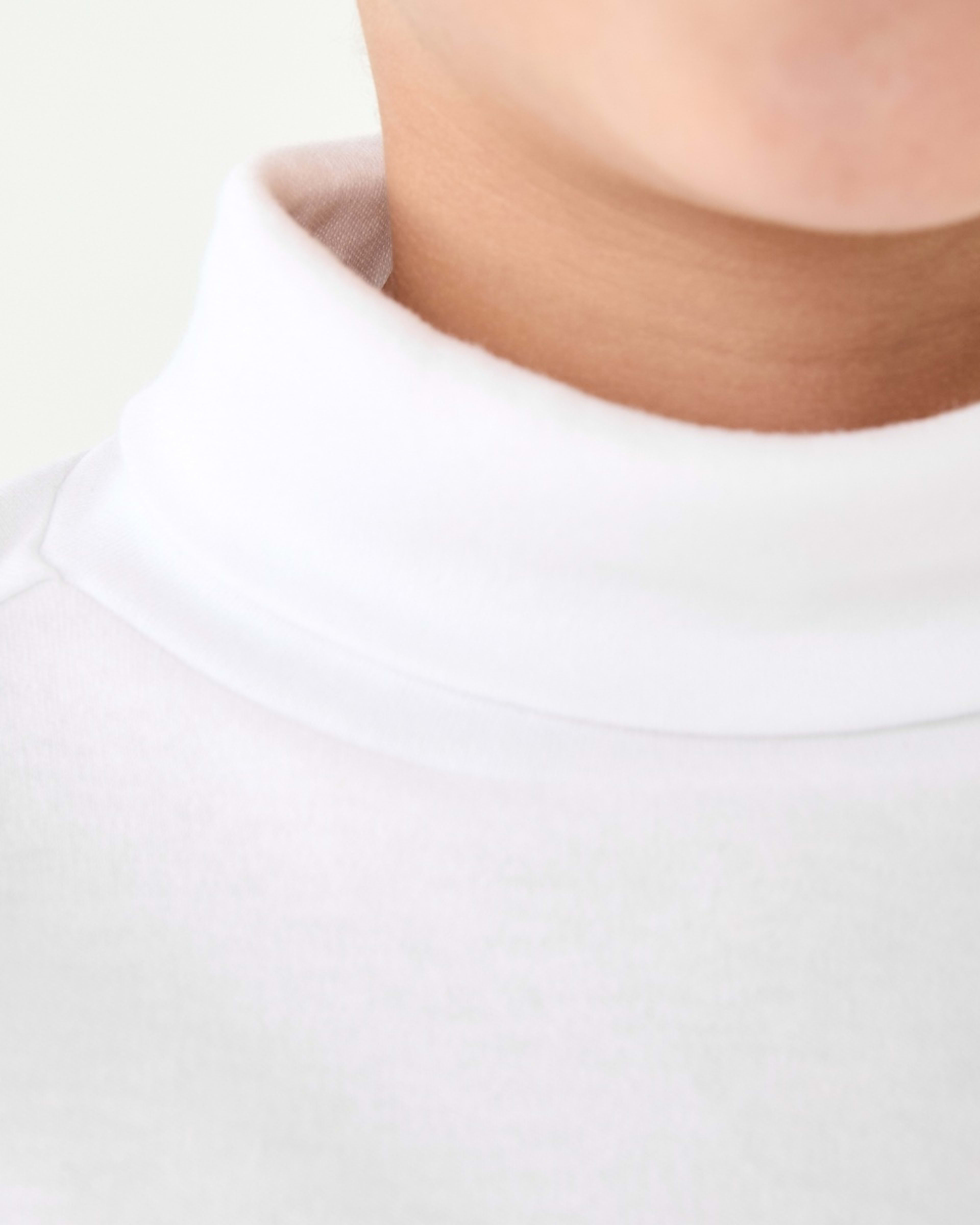 4 Long Sleeve Skivvy Top White, 4 of 8