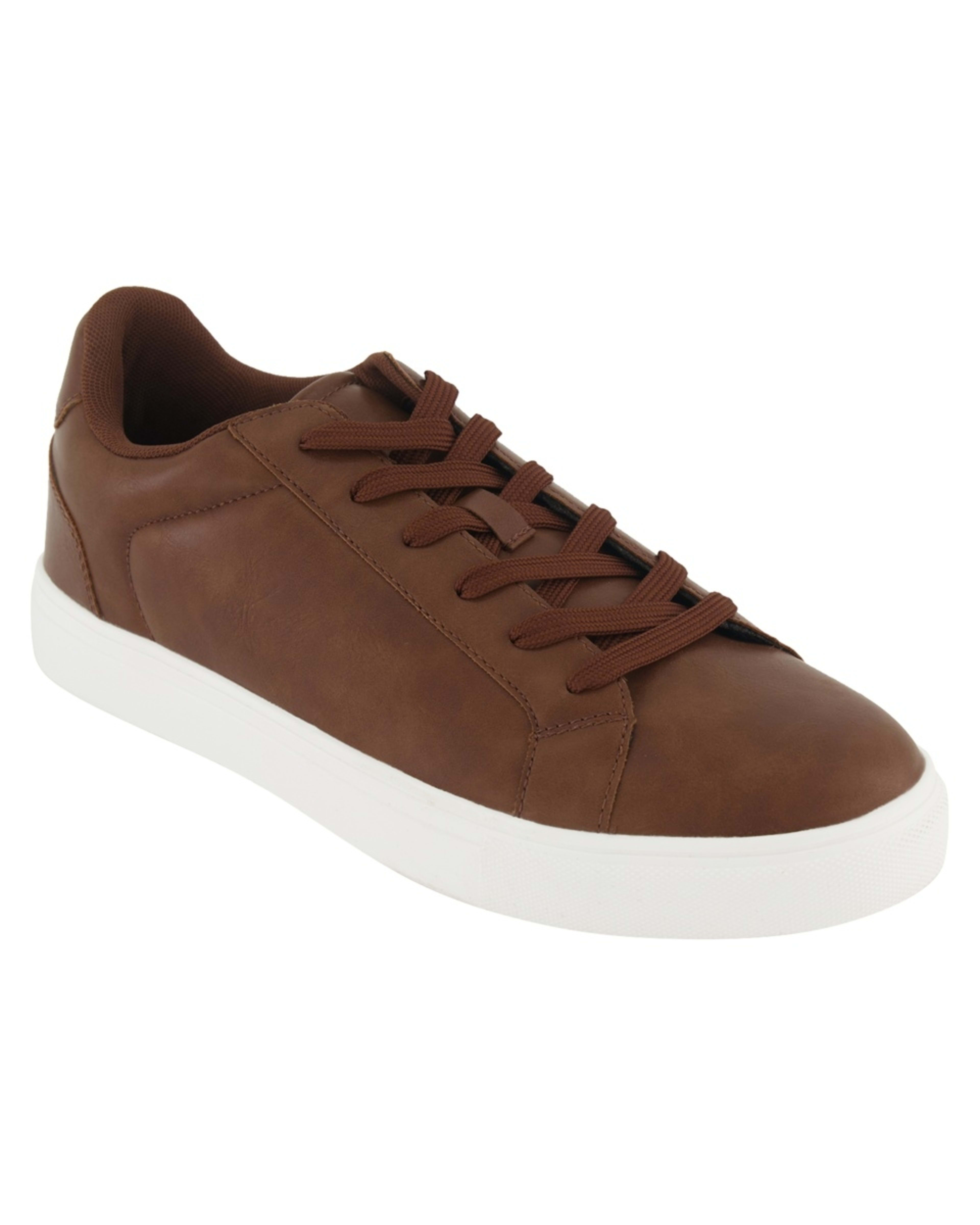 1 Casual Court Lace Up Sneakers CHOCOLATE BROWN, 1 of 5