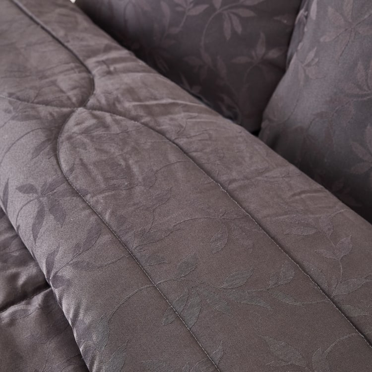 Mya Comforter Set King Bed, Charcoal Kmart