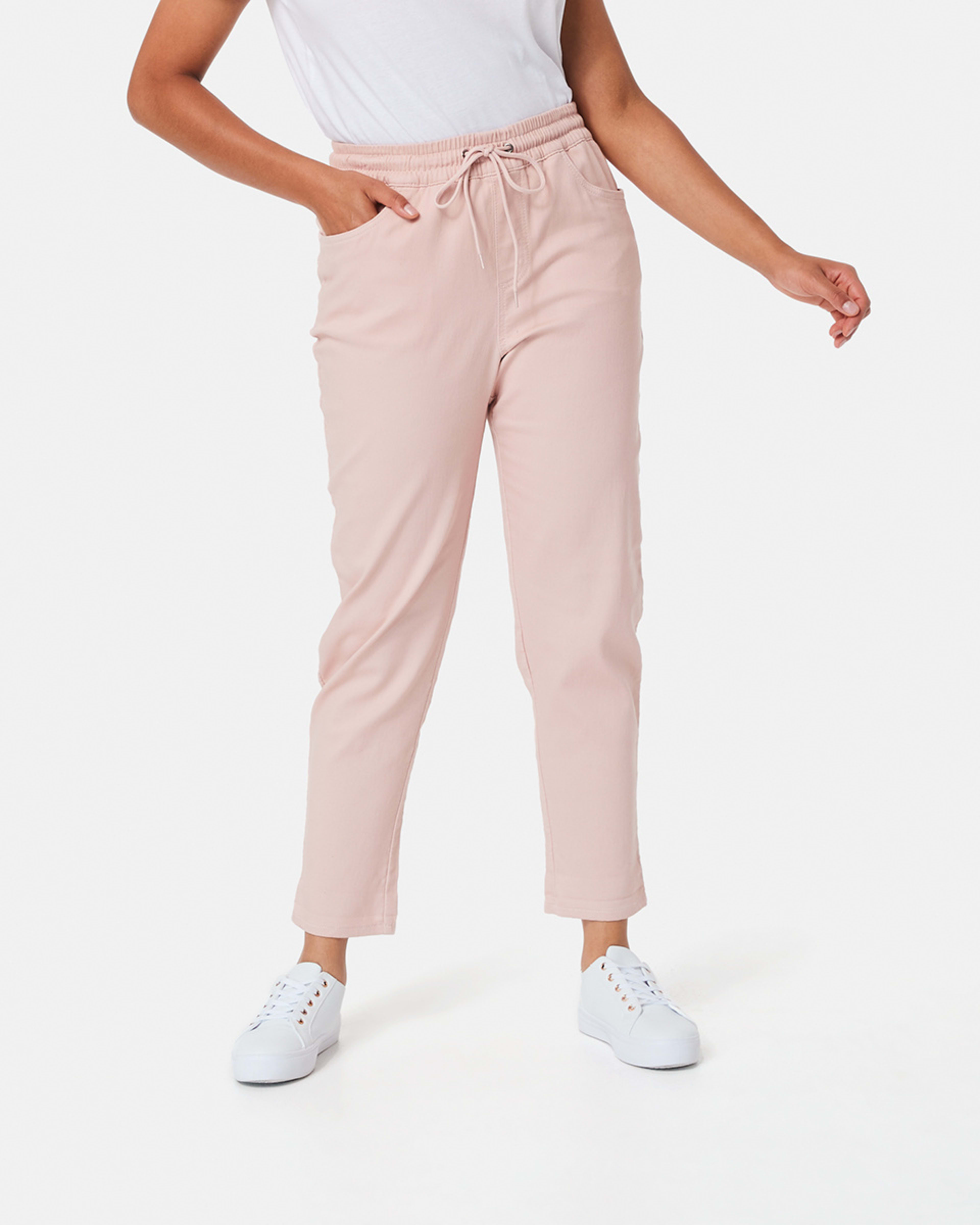 1 Jogger Jeans Wshd Pink, 1 of 4