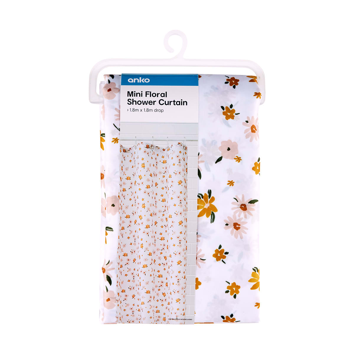 Mini Floral Shower Curtain Kmart NZ