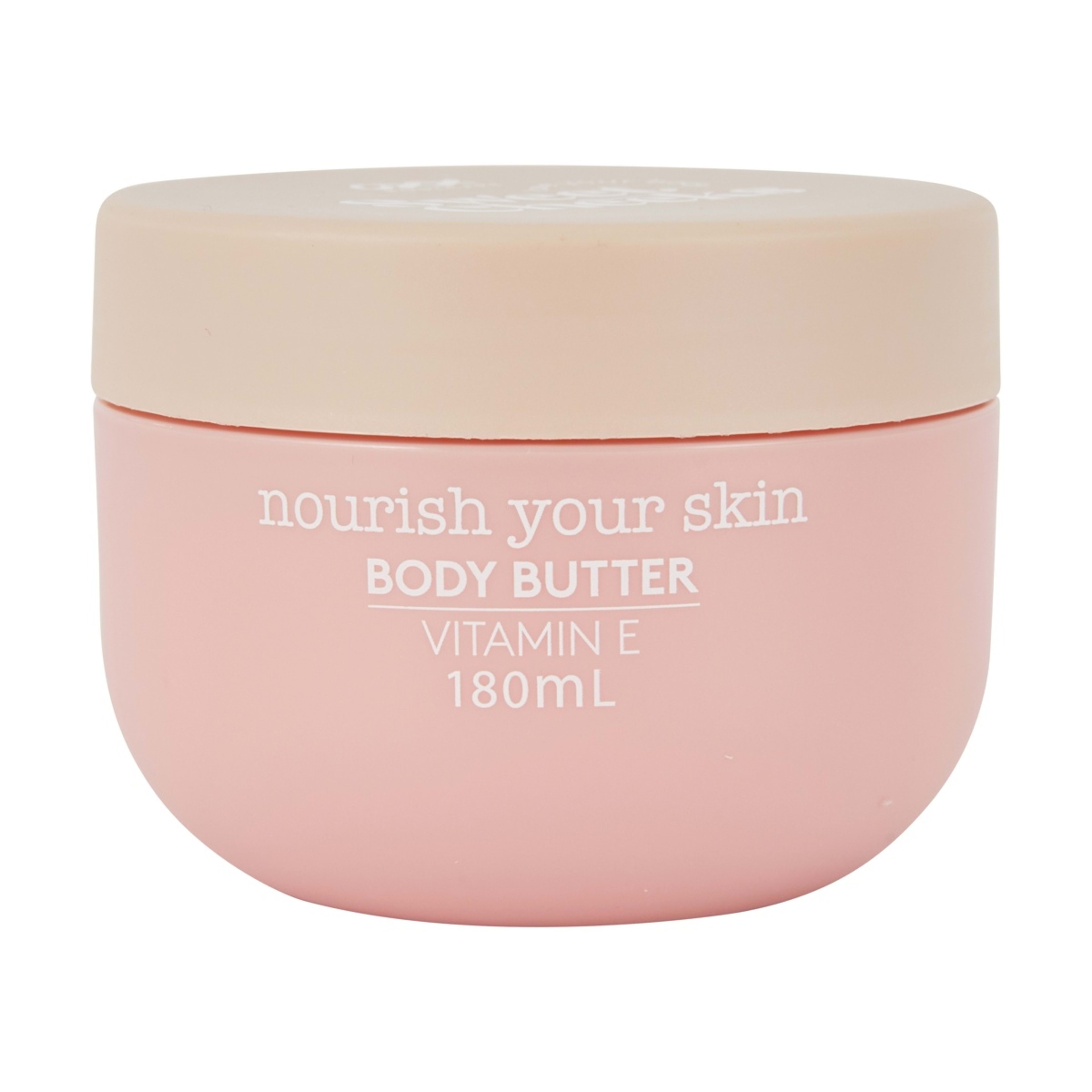 1 OXX Skincare Nourish Your Skin Sweet Cheeks Body Butter 180ml - Vitamin E, 1 of 3