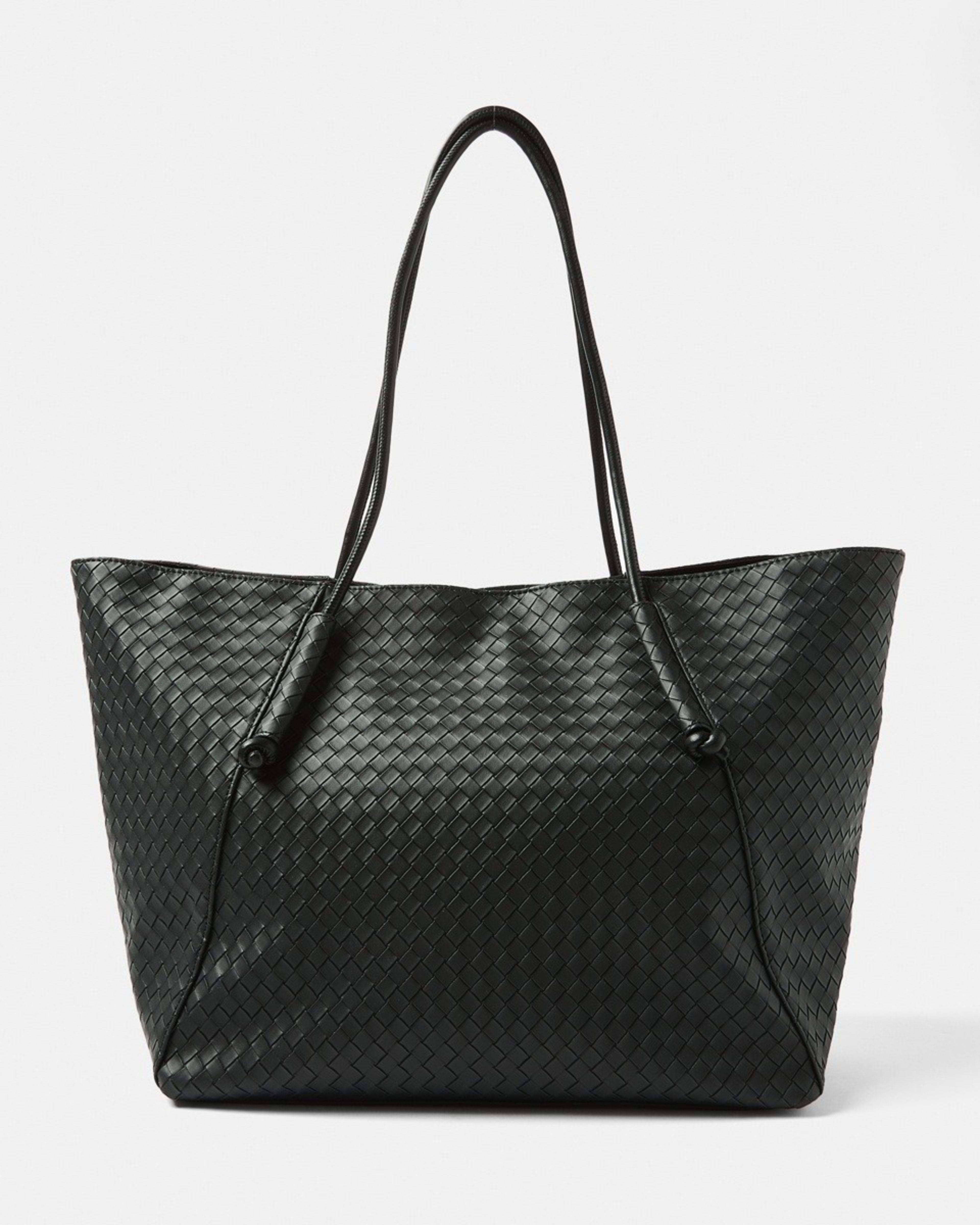 1 Weave Tote Bag BLACK