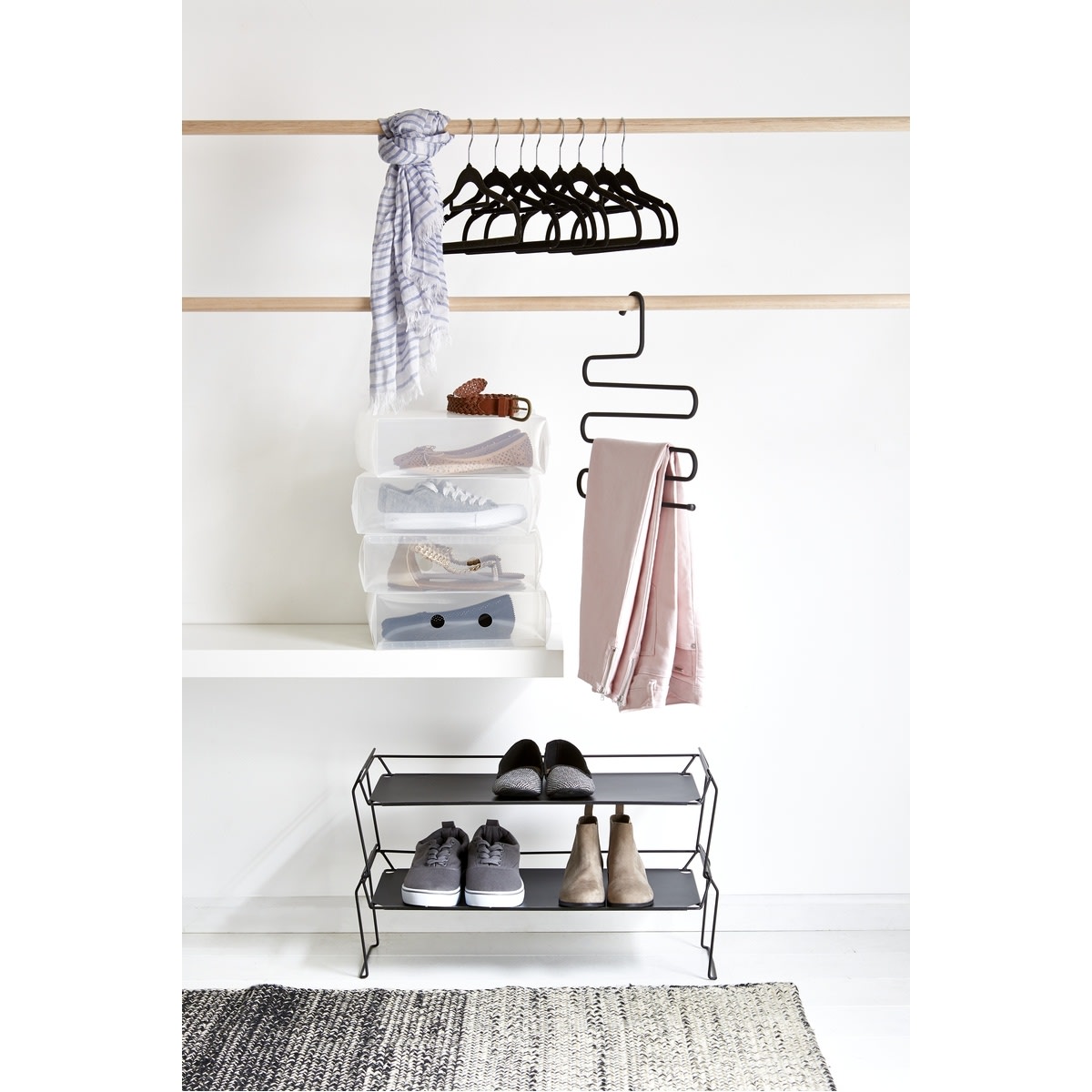 Flocked Hangers Pack of 8 Kmart