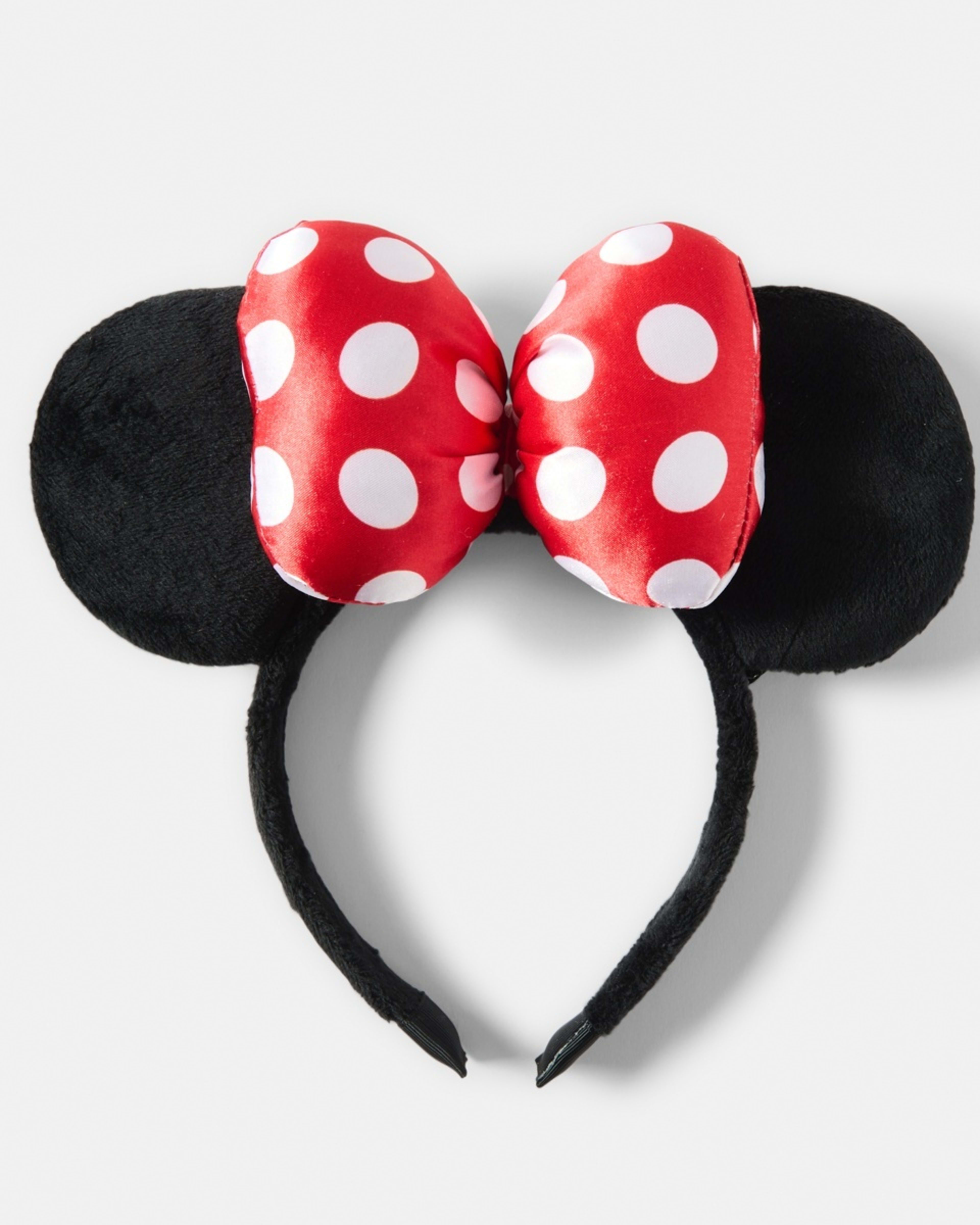 1 Disney Minnie Mouse License Headband - Red and Black Minnie
