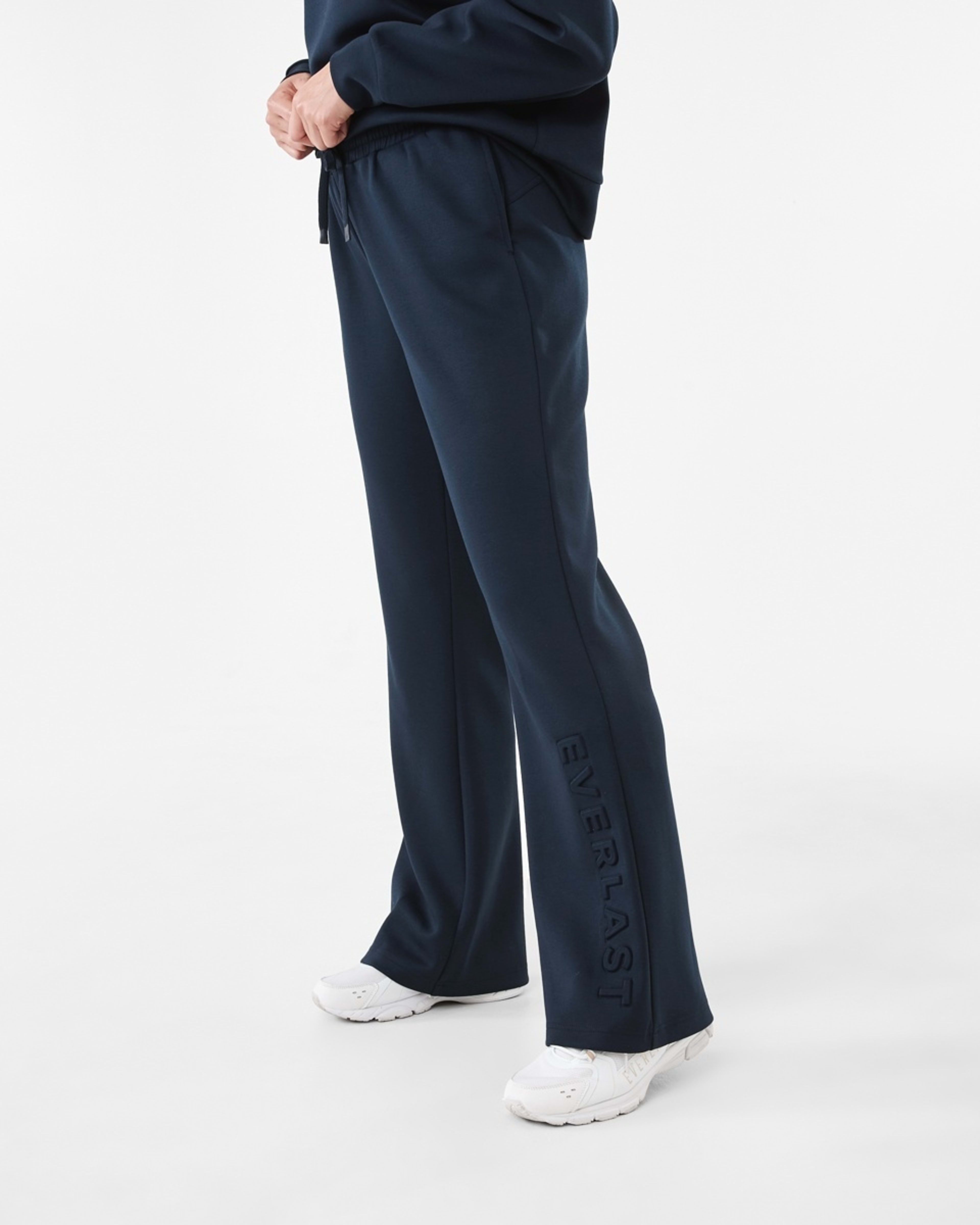 2 Everlast Womens Scuba Flare Trackpants Mood Indgo, 2 of 7