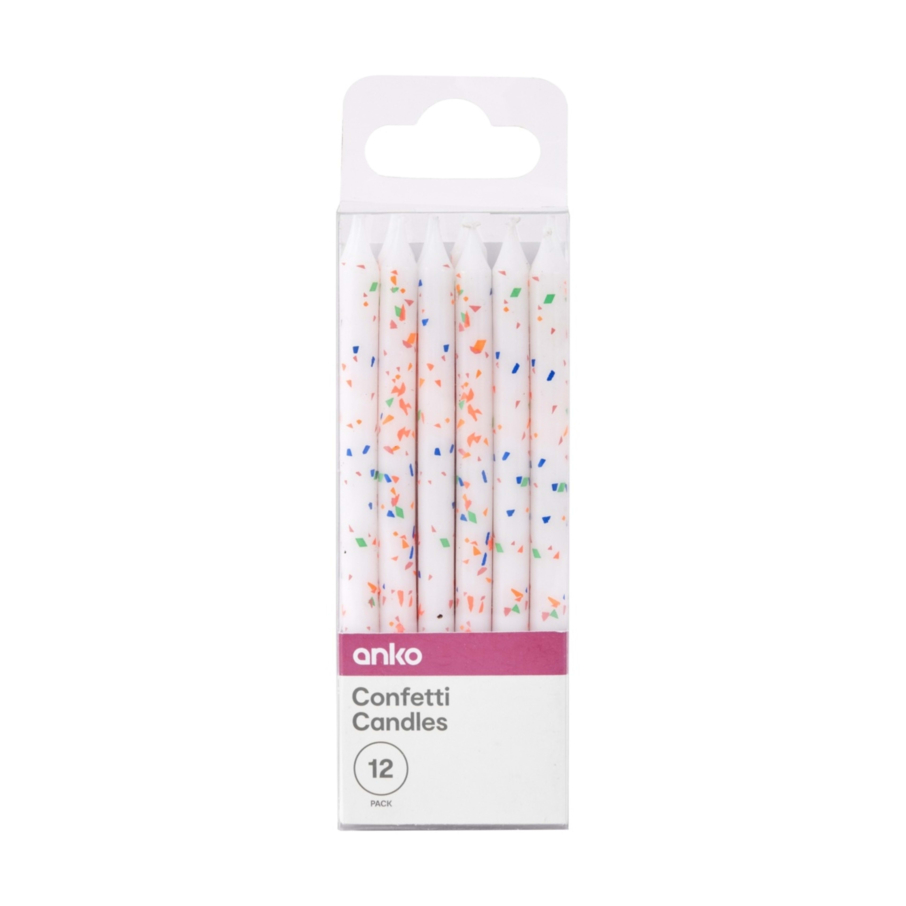 4 12 Pack Confetti Candles, 4 of 4