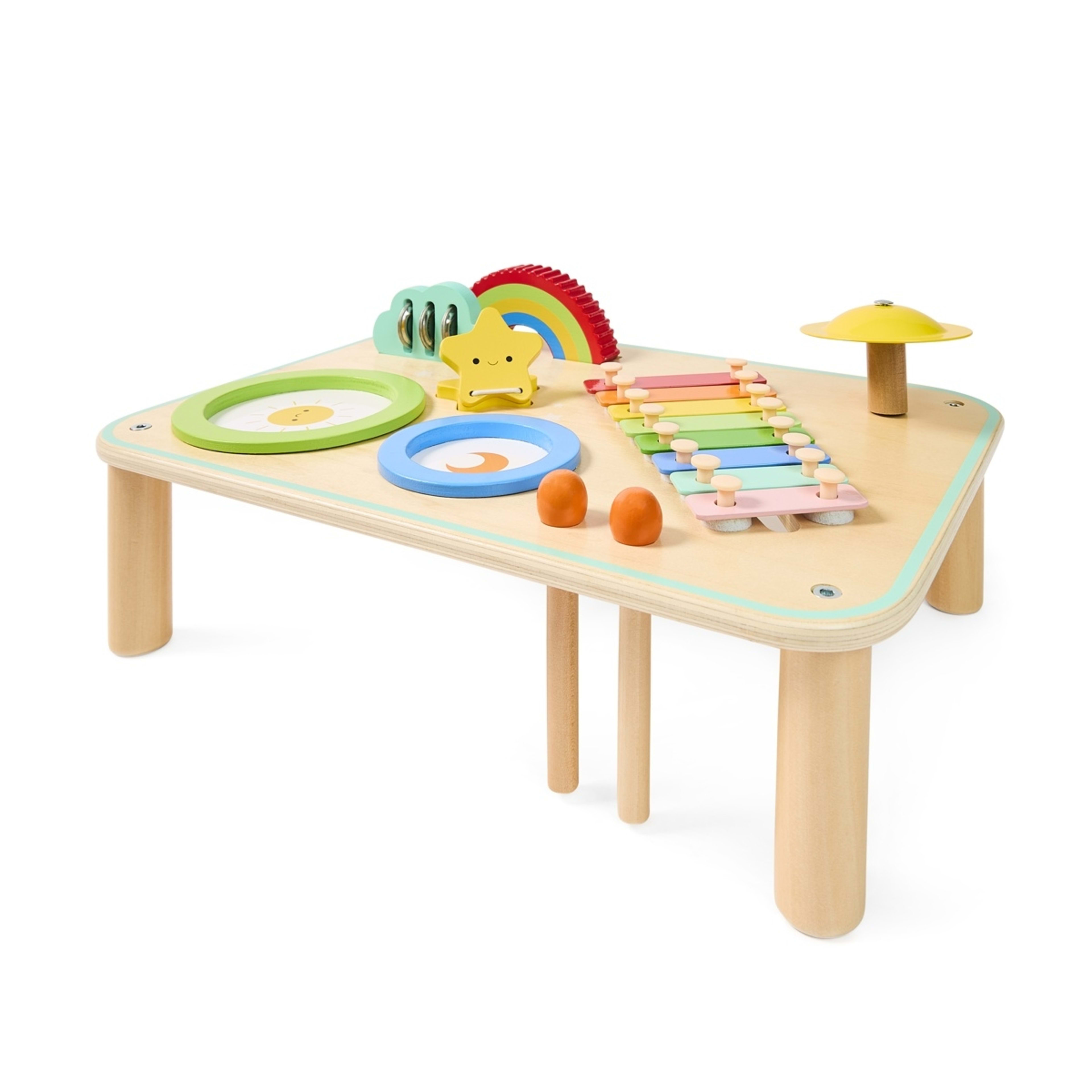 1 8 Piece Wooden Music Table, 1 of 10