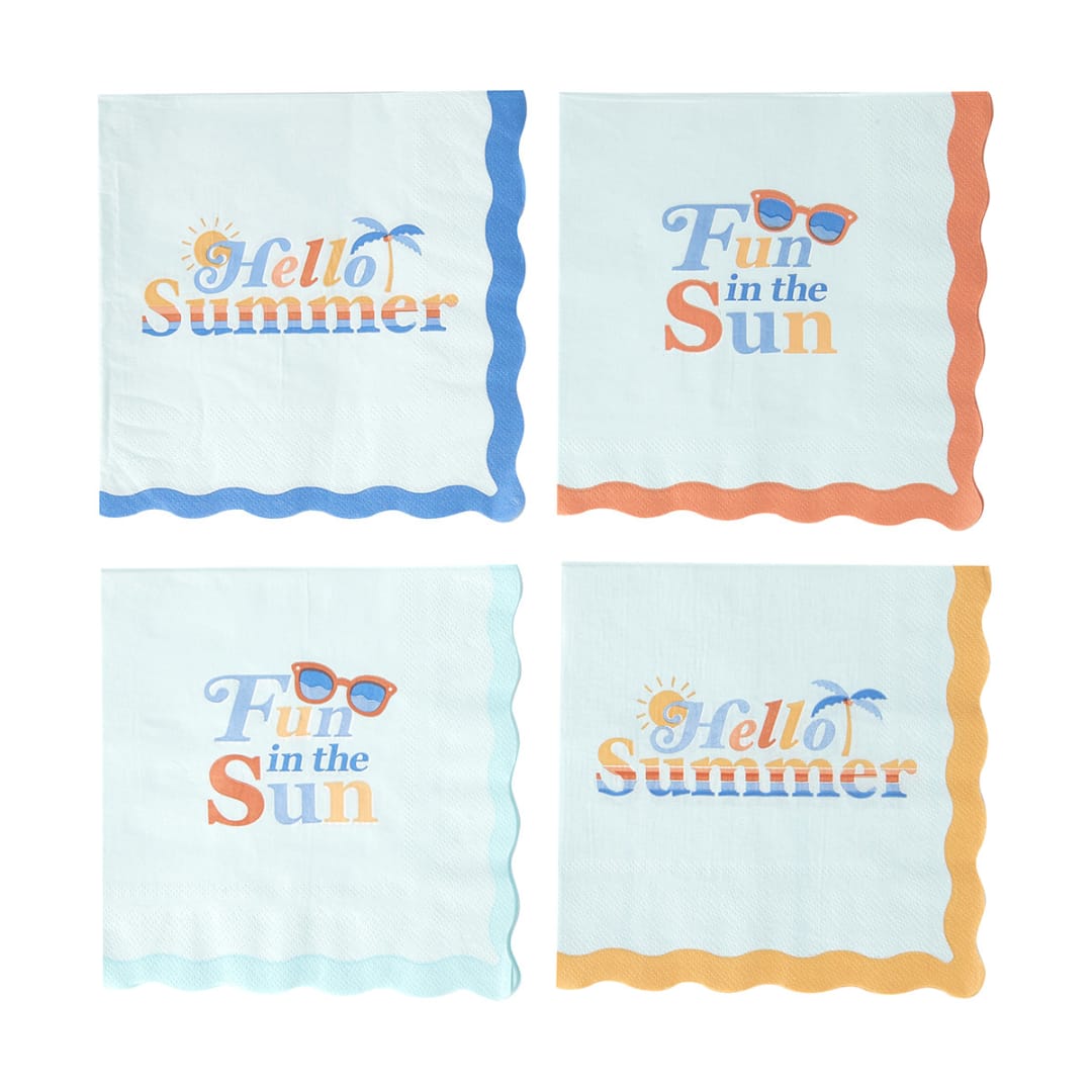 20 Pack Summer Napkins Kmart