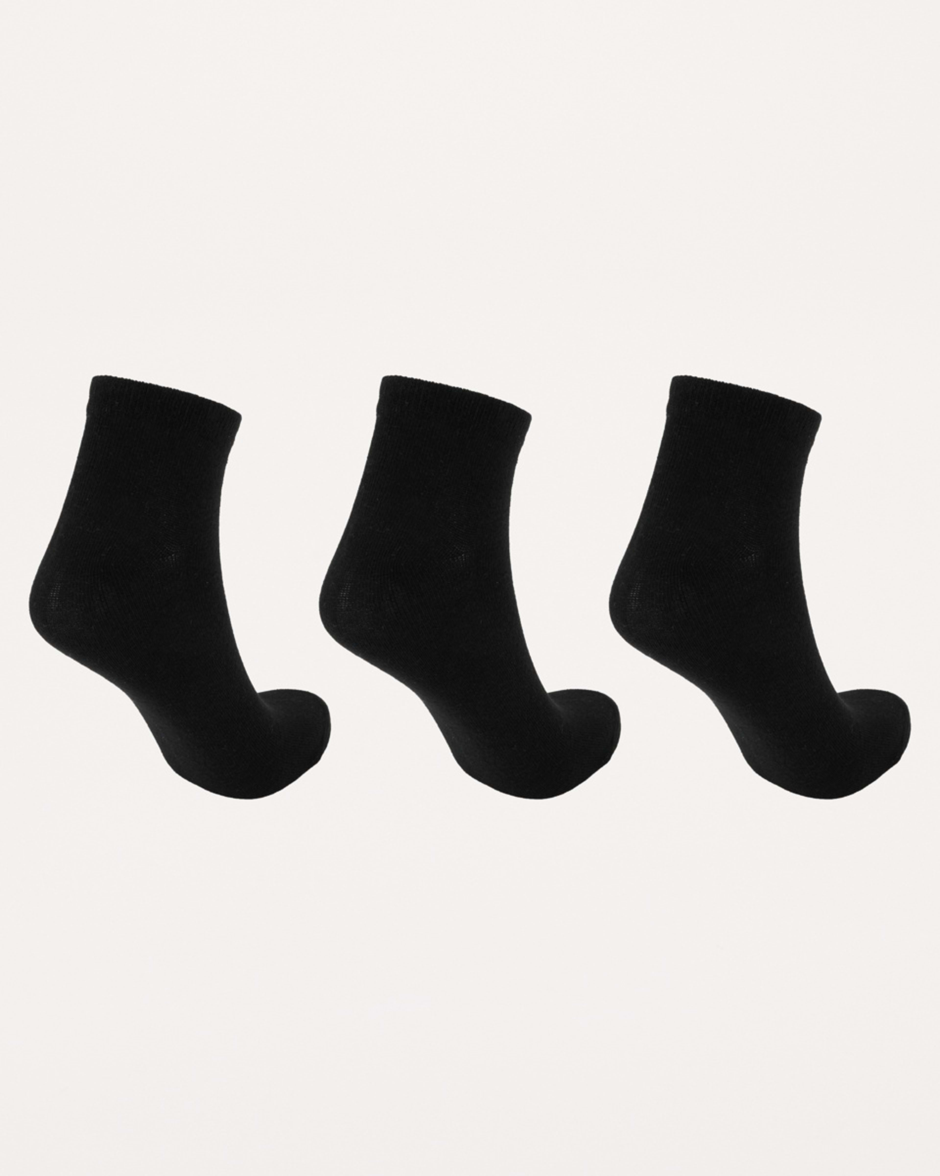 2 3 Pack Anklet Socks BLACK, 2 of 3