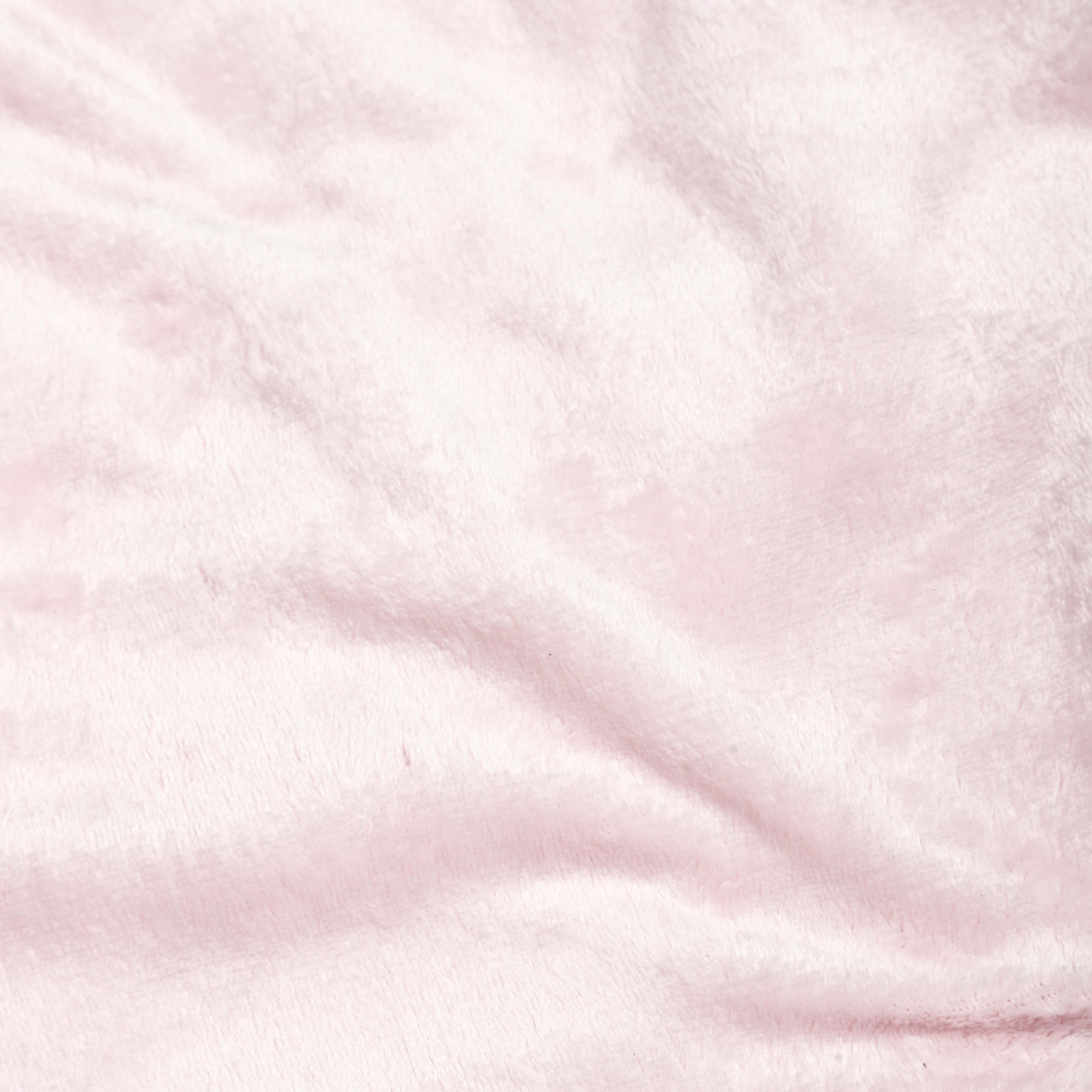 3 Coral Fleece Throw - Blush Pink, 3 of 5