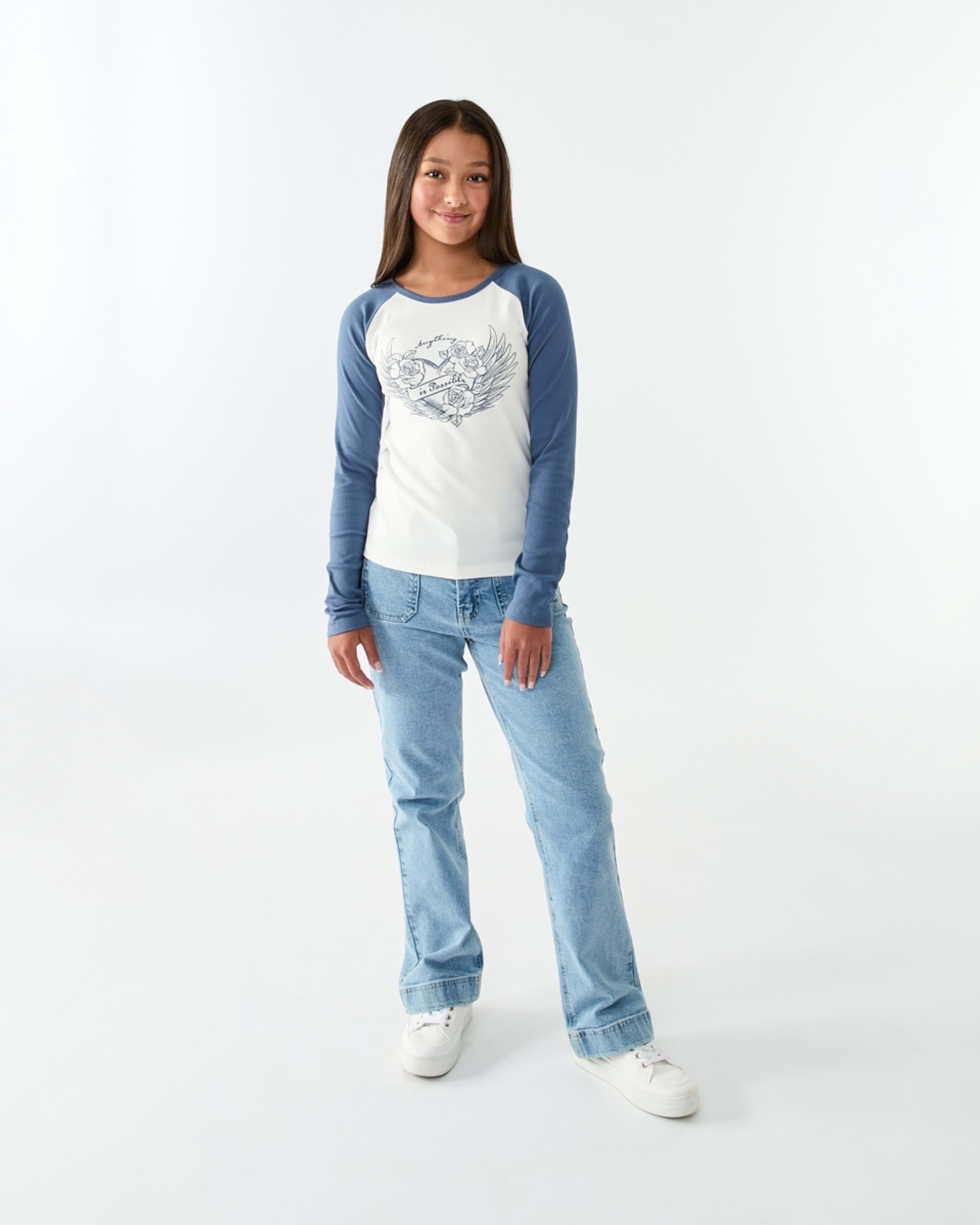 6 Long Sleeve Raglan T-shirt Anything Is Possible, 6 of 8