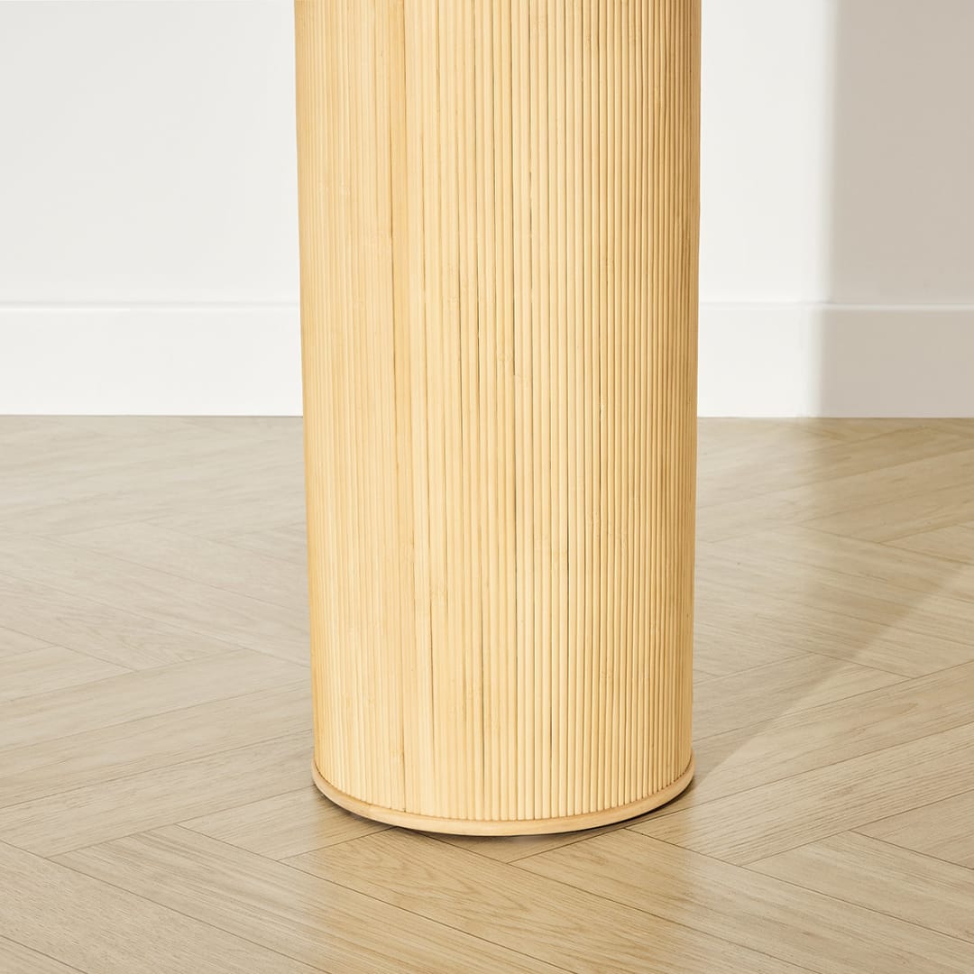 Bamboo Inlay Hallway Table Kmart