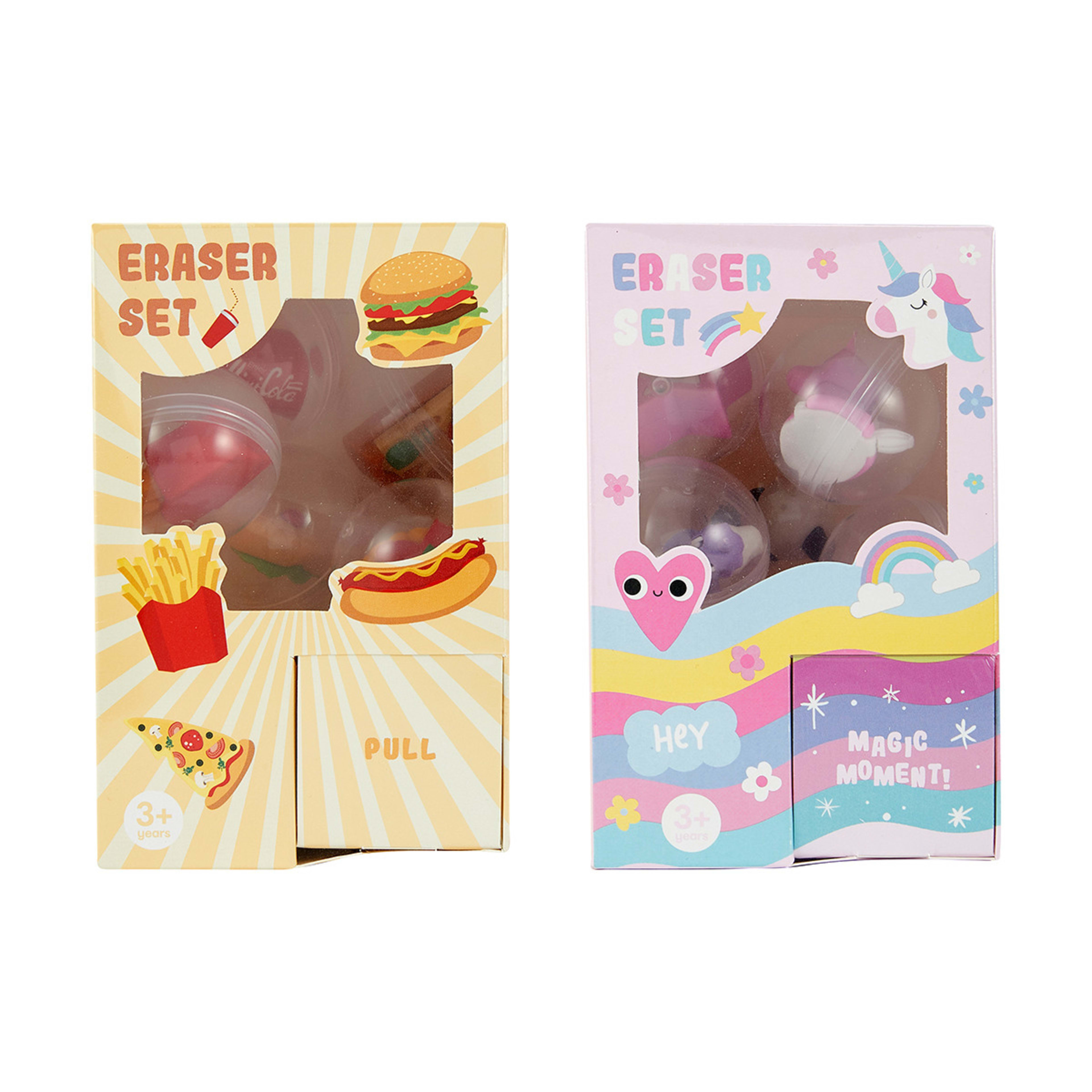 Eraser Set Assorted Kmart