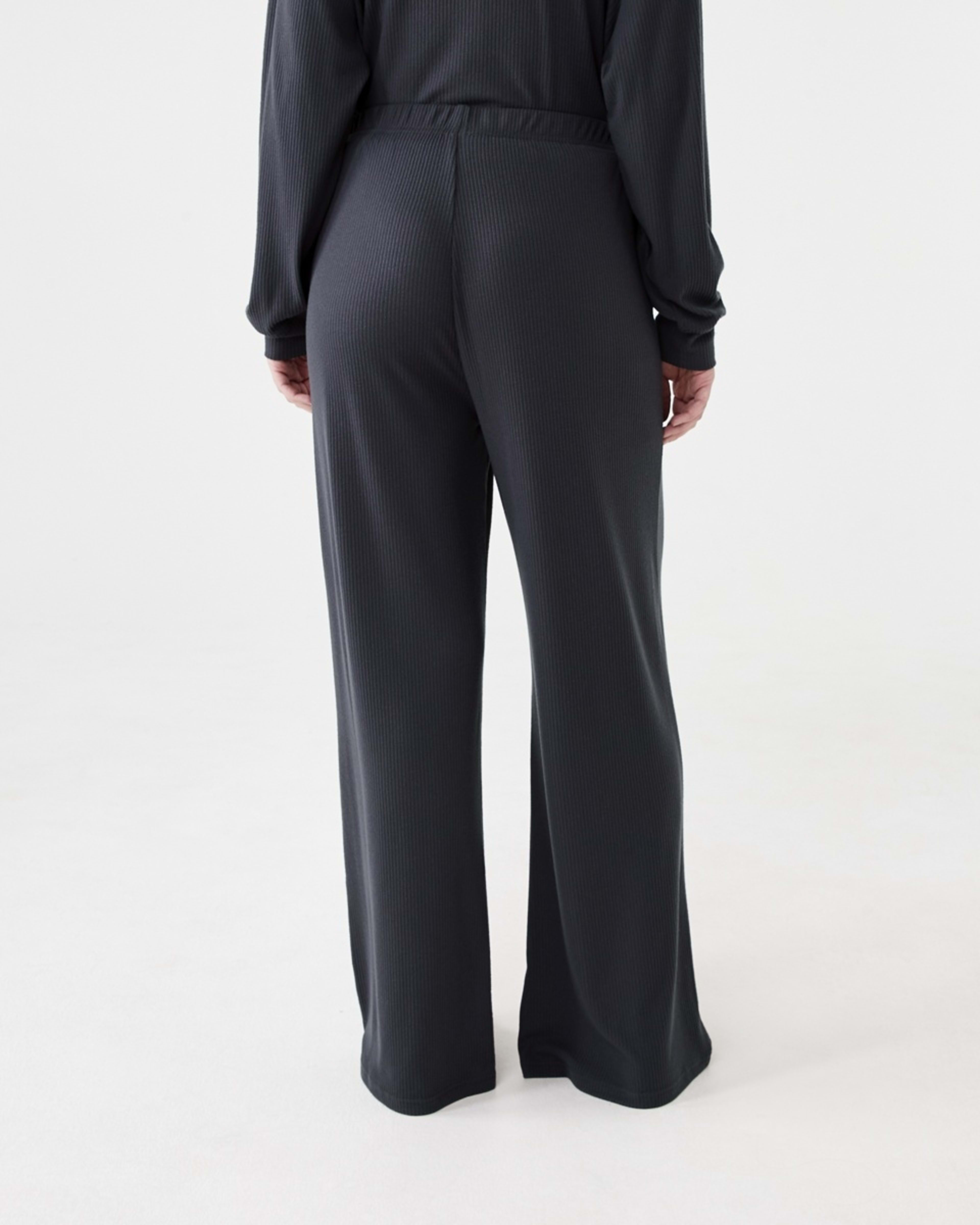 3 Brushed Rib Flare Pants Wshd Slate, 3 of 6