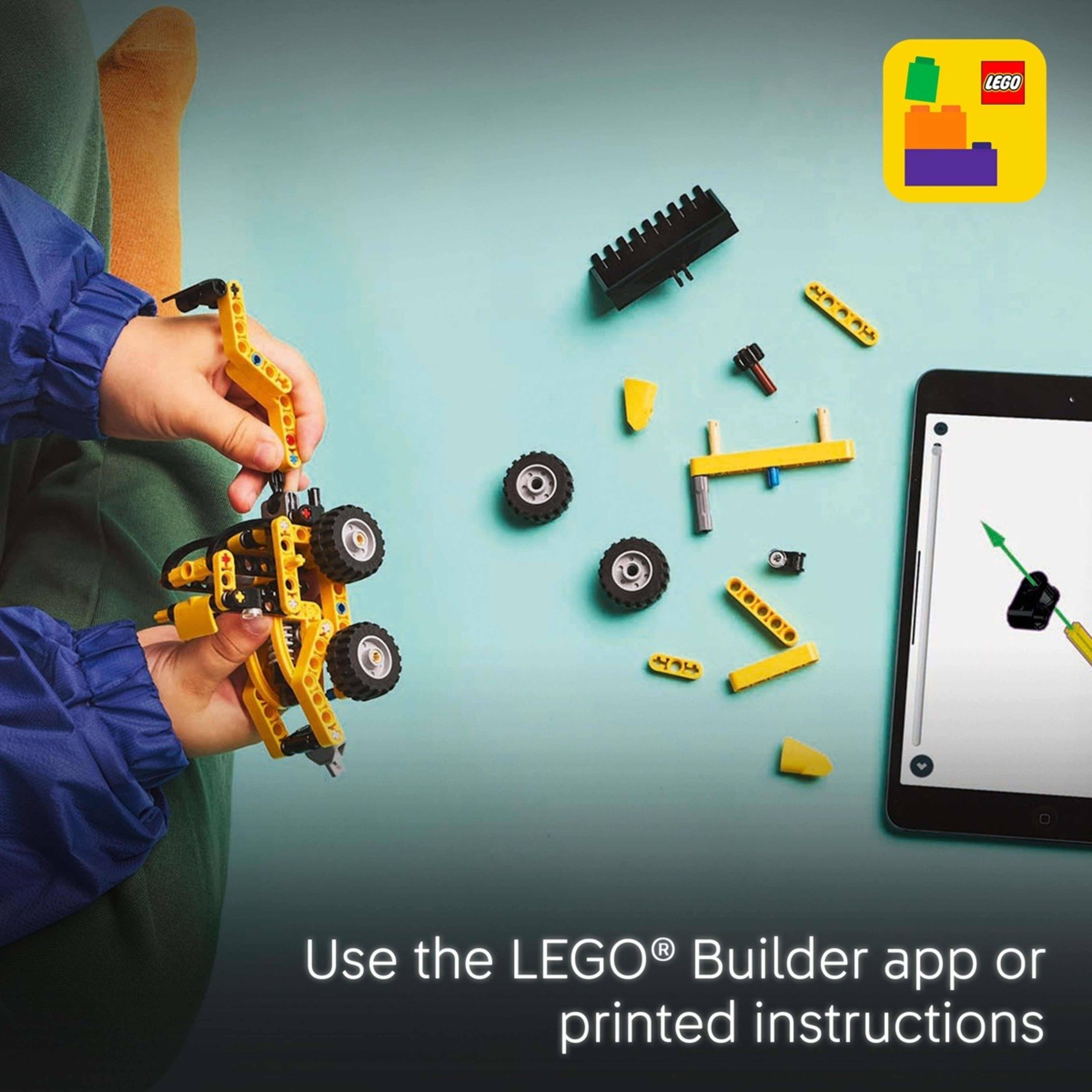 10 LEGO Technic Backhoe Loader 42197, 10 of 11
