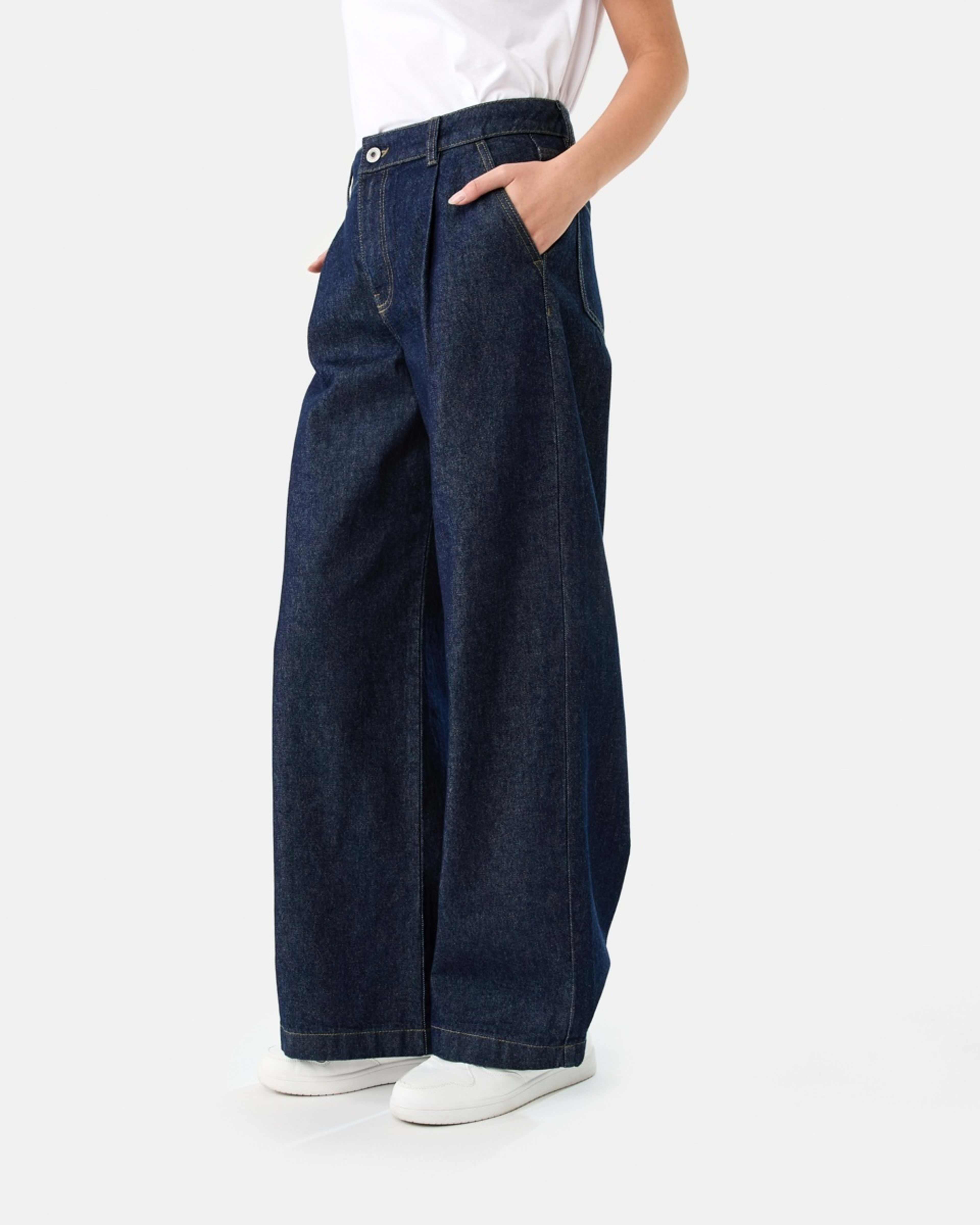 3 Pleat Front Jeans INDIGO, 3 of 9