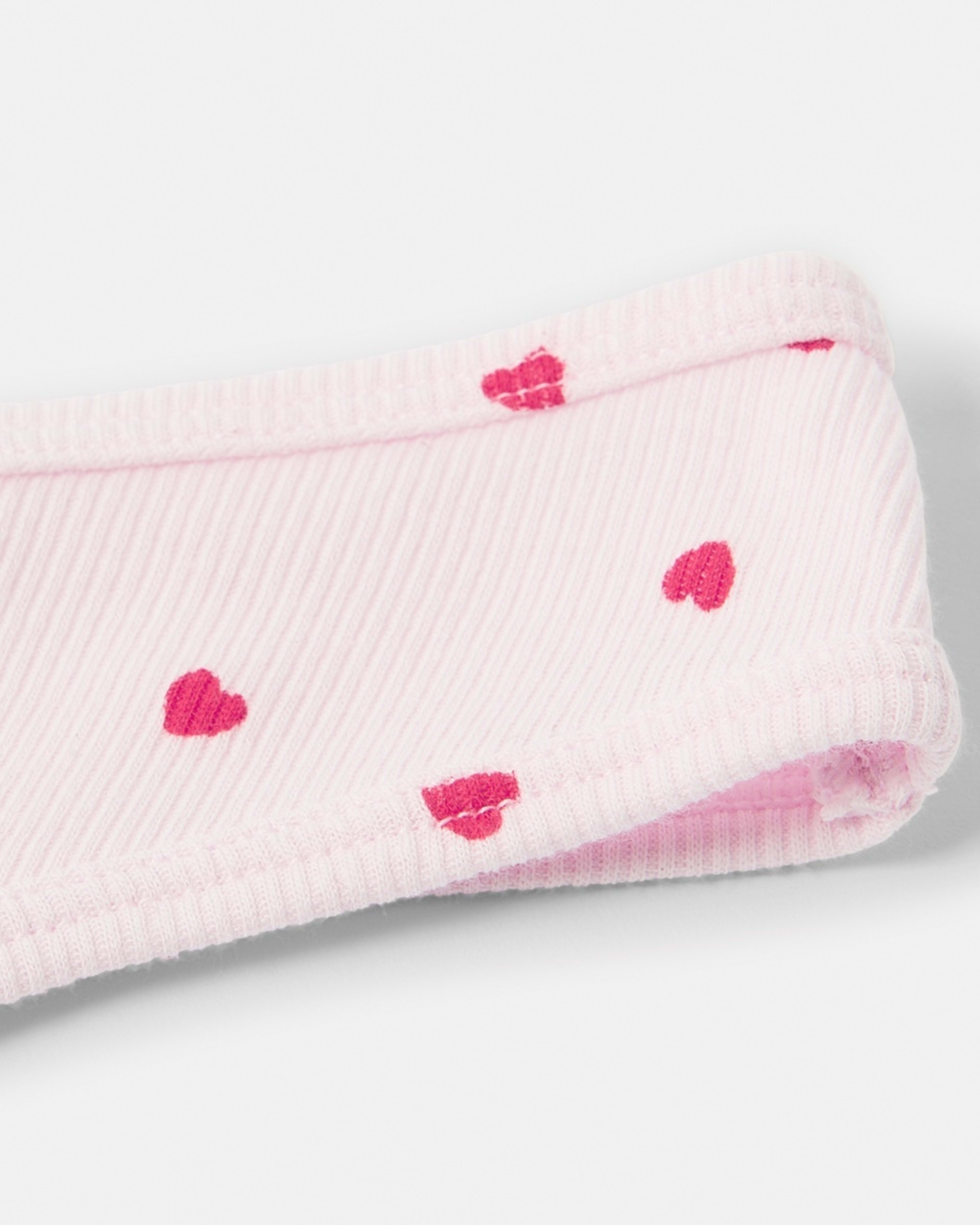 6 Ribbed G-string Briefs MINI HEARTS BALLERINA, 6 of 6