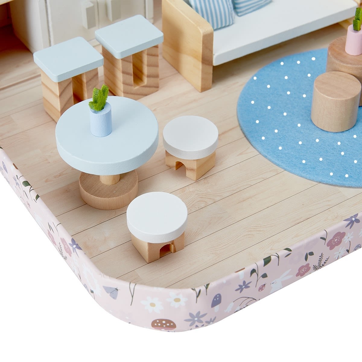 26 Piece Wooden Suitcase Dollhouse Kmart