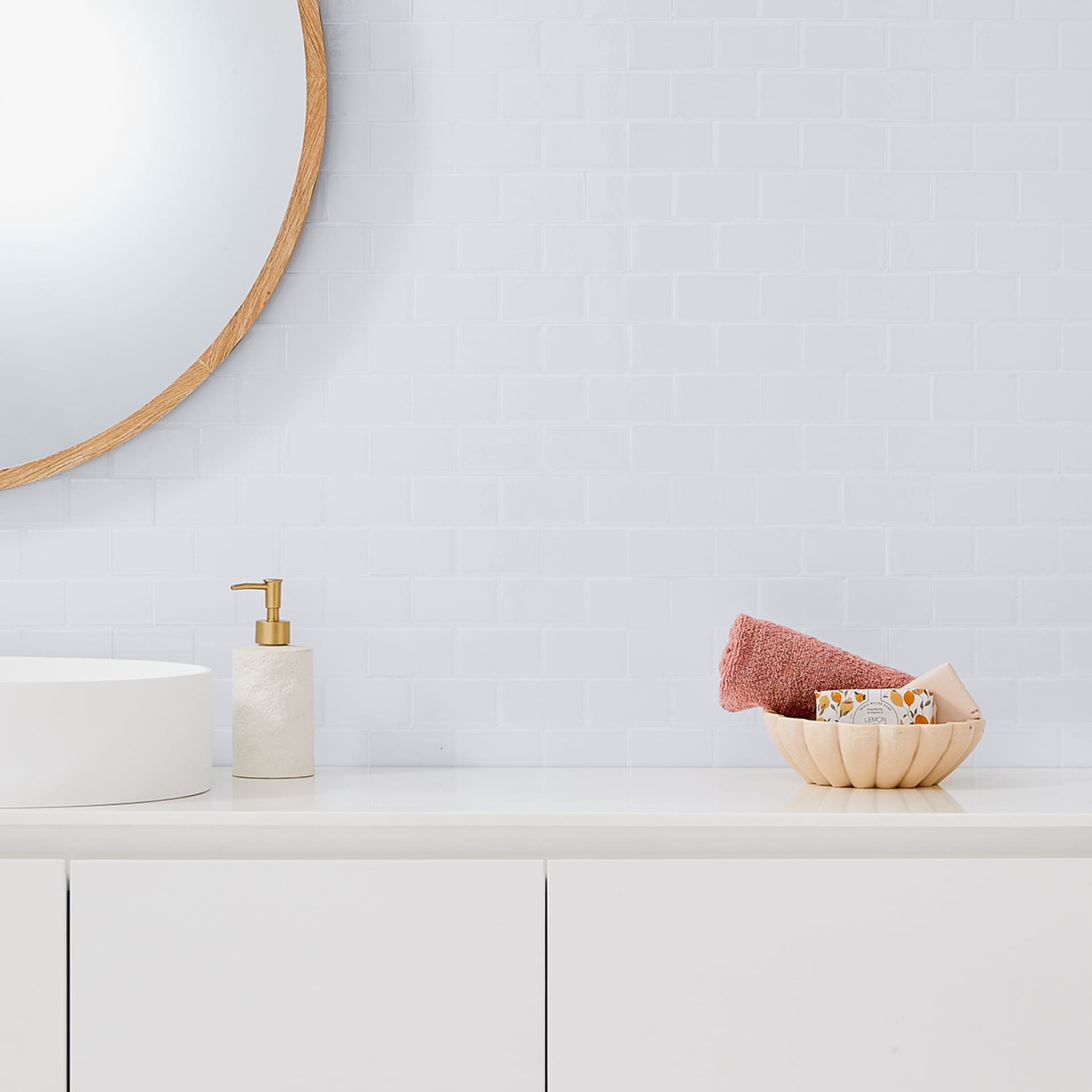 5 Pack Self Adhesive 3D Tiles Subway White Kmart NZ