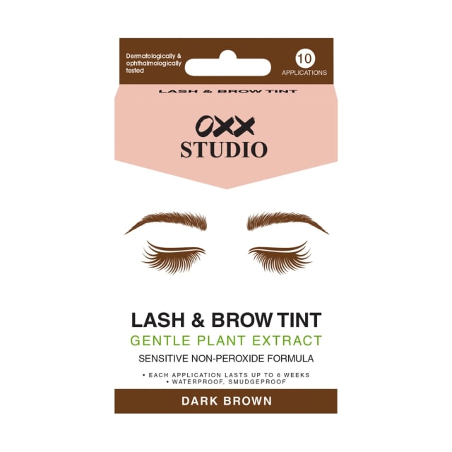 OXX Studio Lash & Brow Tint Dark Brown Kmart