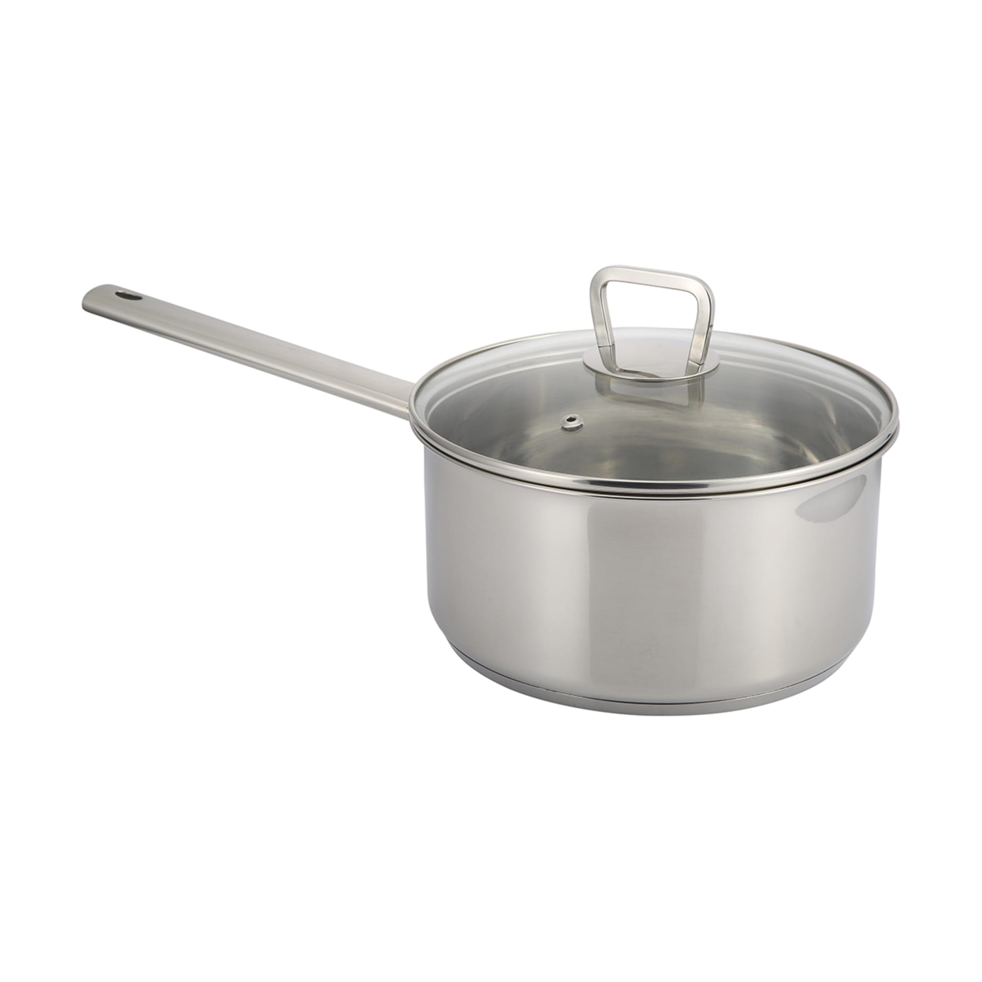 20cm Stainless Steel Saucepan with Aluminium Enscapsulated Base - Kmart