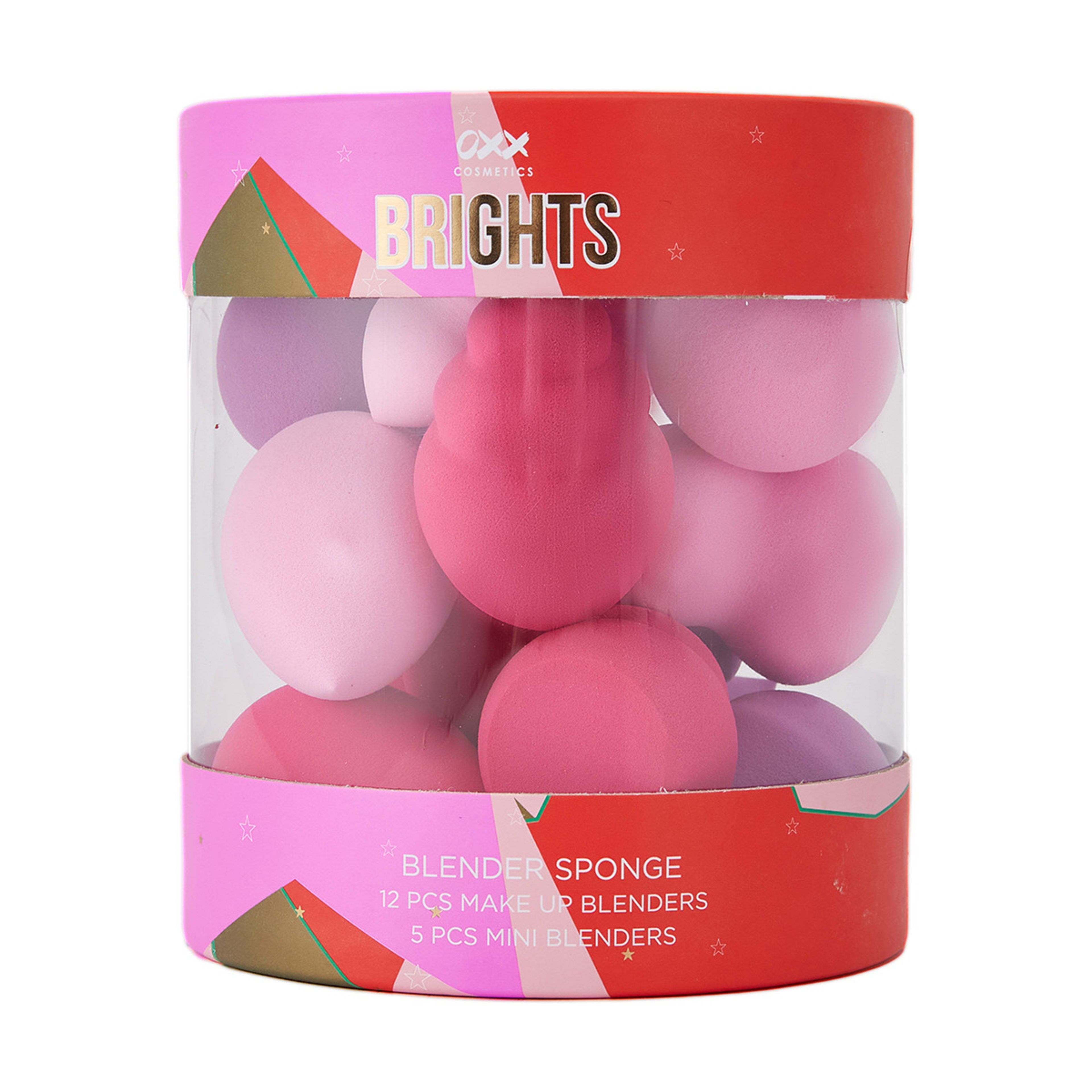 OXX Cosmetics 17 Piece Blender Sponge Brights Kmart NZ