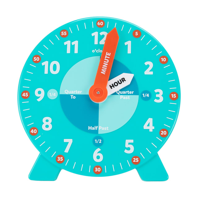 Teach The Time Learning Clock Kmart