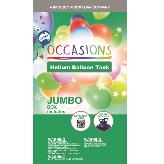 Alpen Occasions Helium Balloon Tank Jumbo Kmart