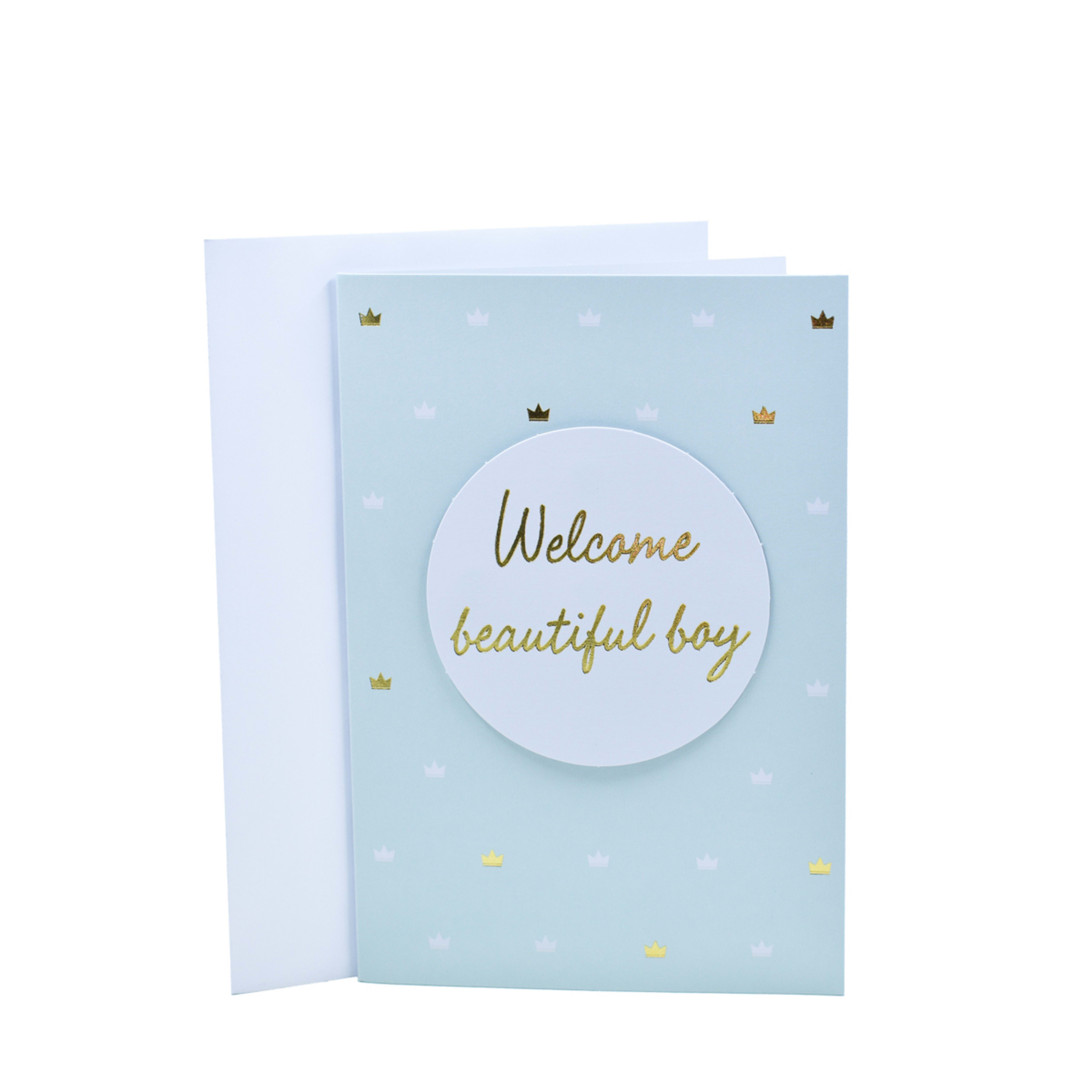 1 Hallmark Baby Boy Card - Beautiful Boy