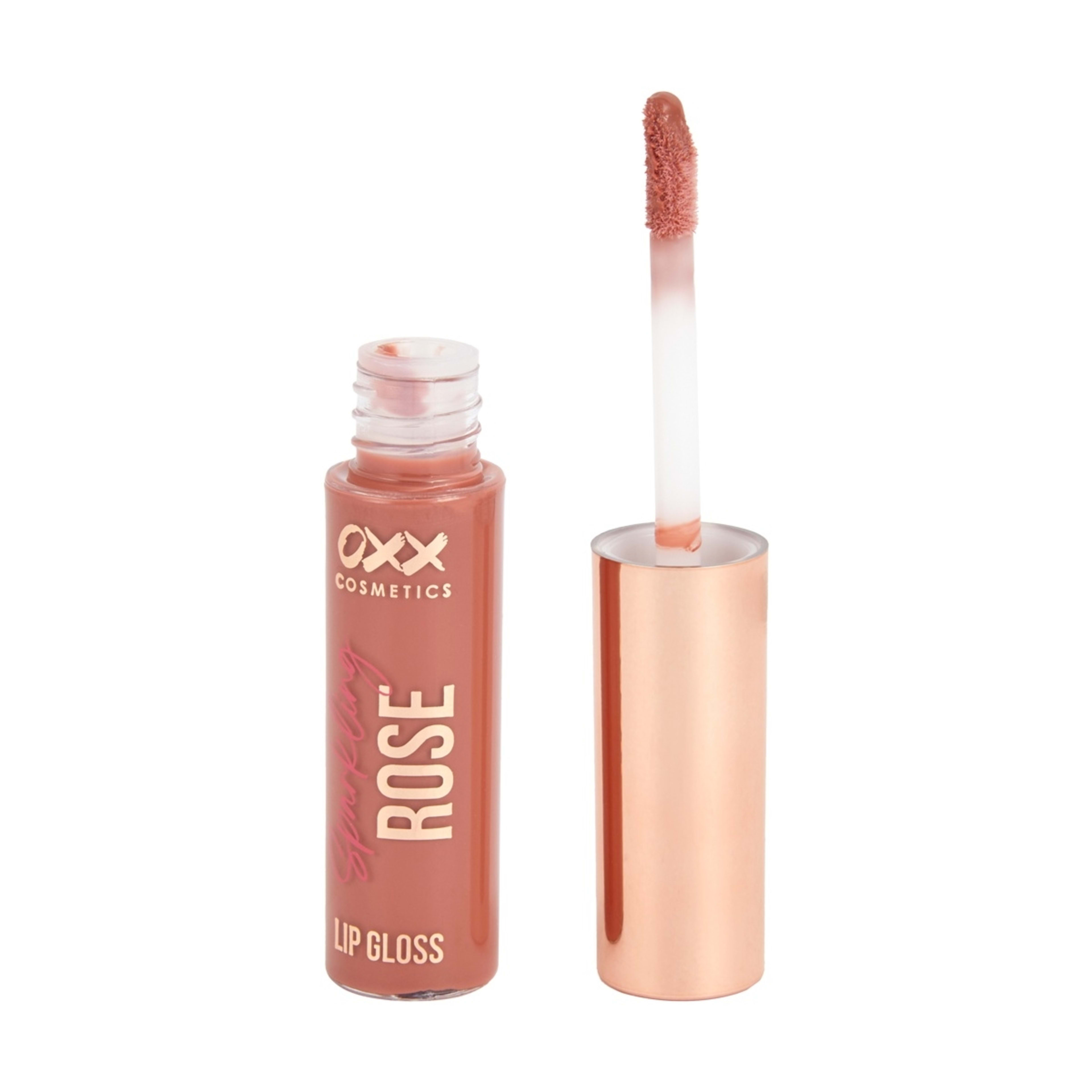 5 OXX Cosmetics Sparkling Rose Glossy Lip Duo - Brown, 5 of 7